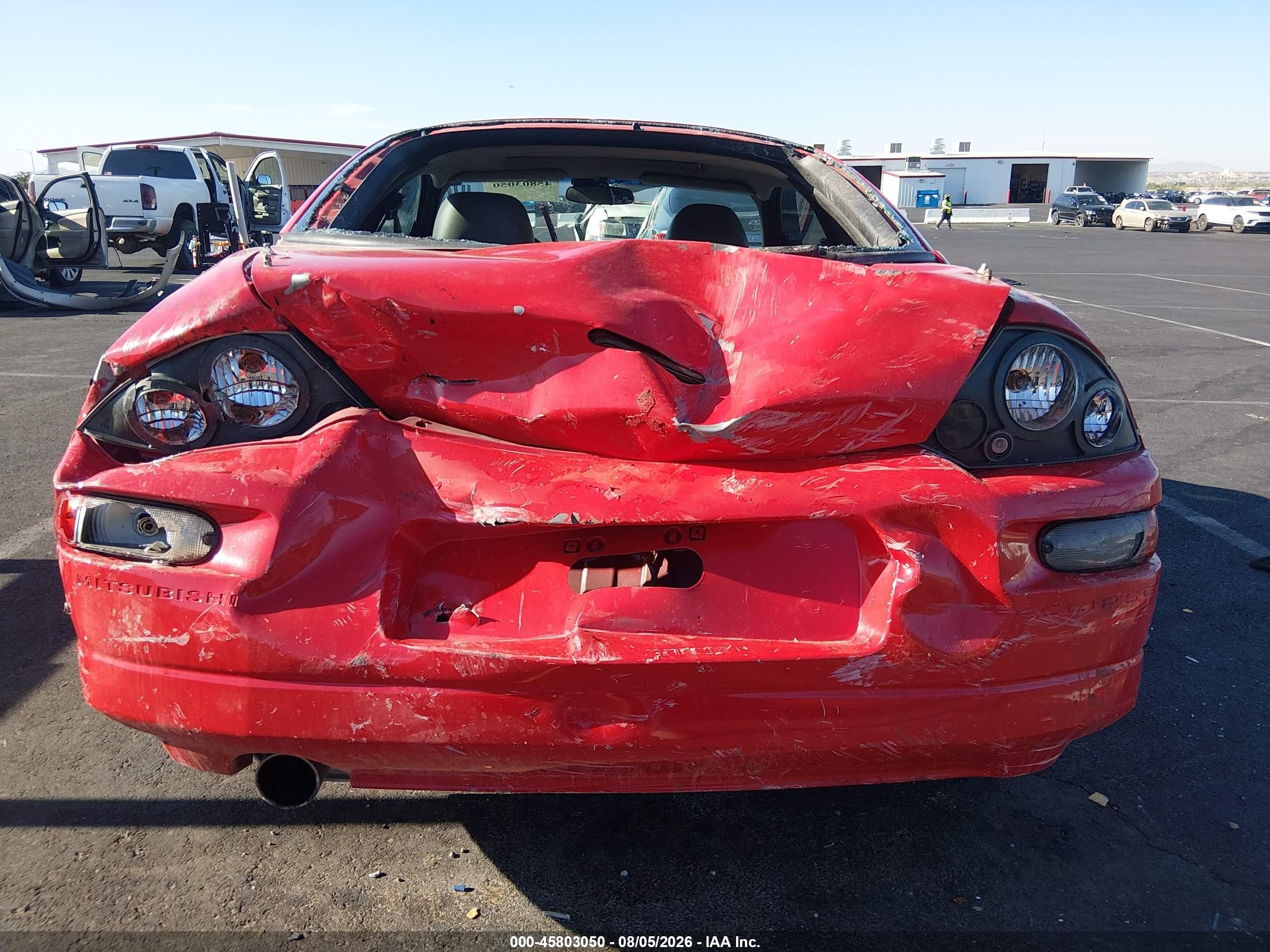 2003 Mitsubishi Eclipse Gts Red vin: 4A3AC74H03E097113