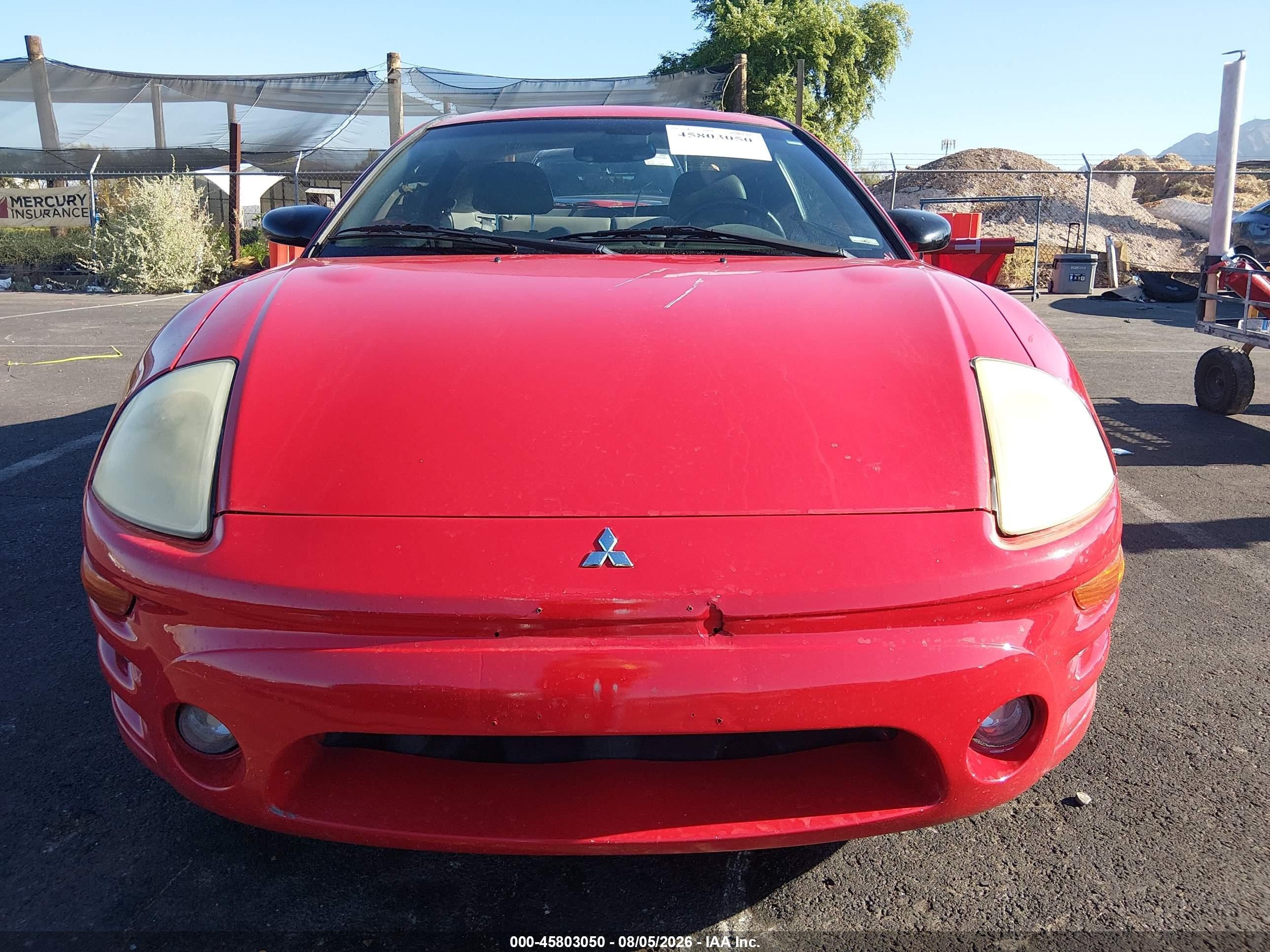 2003 Mitsubishi Eclipse Gts Red vin: 4A3AC74H03E097113