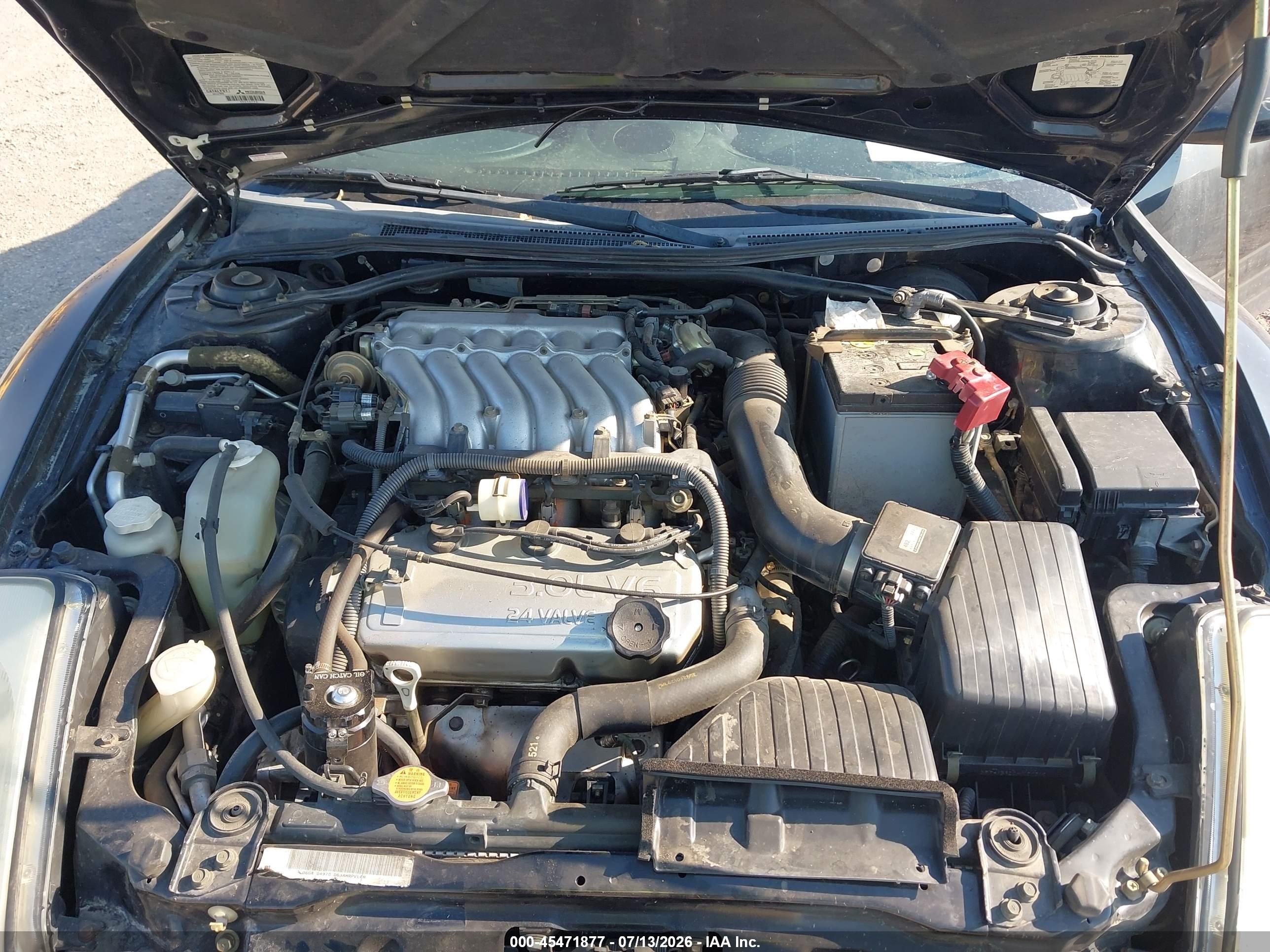 2003 Mitsubishi Eclipse Gts Black vin: 4A3AC74H63E020858