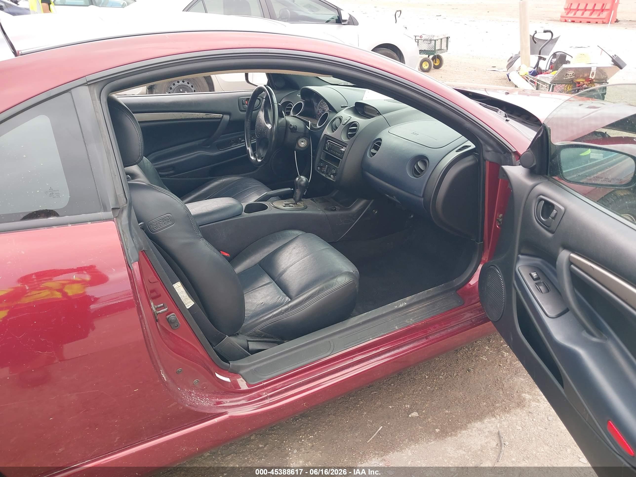 2003 Mitsubishi Eclipse Gts Maroon vin: 4A3AC74H73E079126
