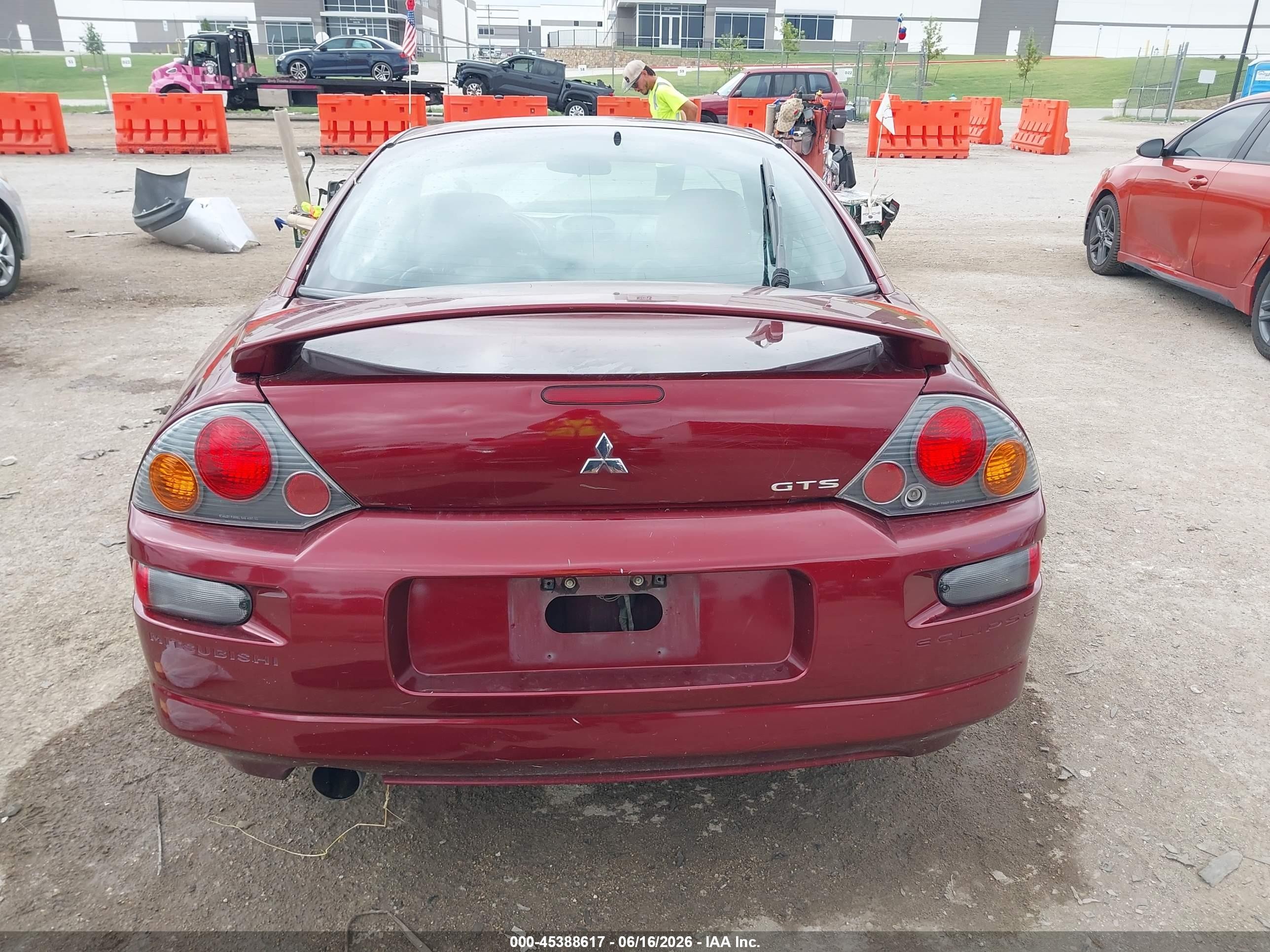 2003 Mitsubishi Eclipse Gts Maroon vin: 4A3AC74H73E079126