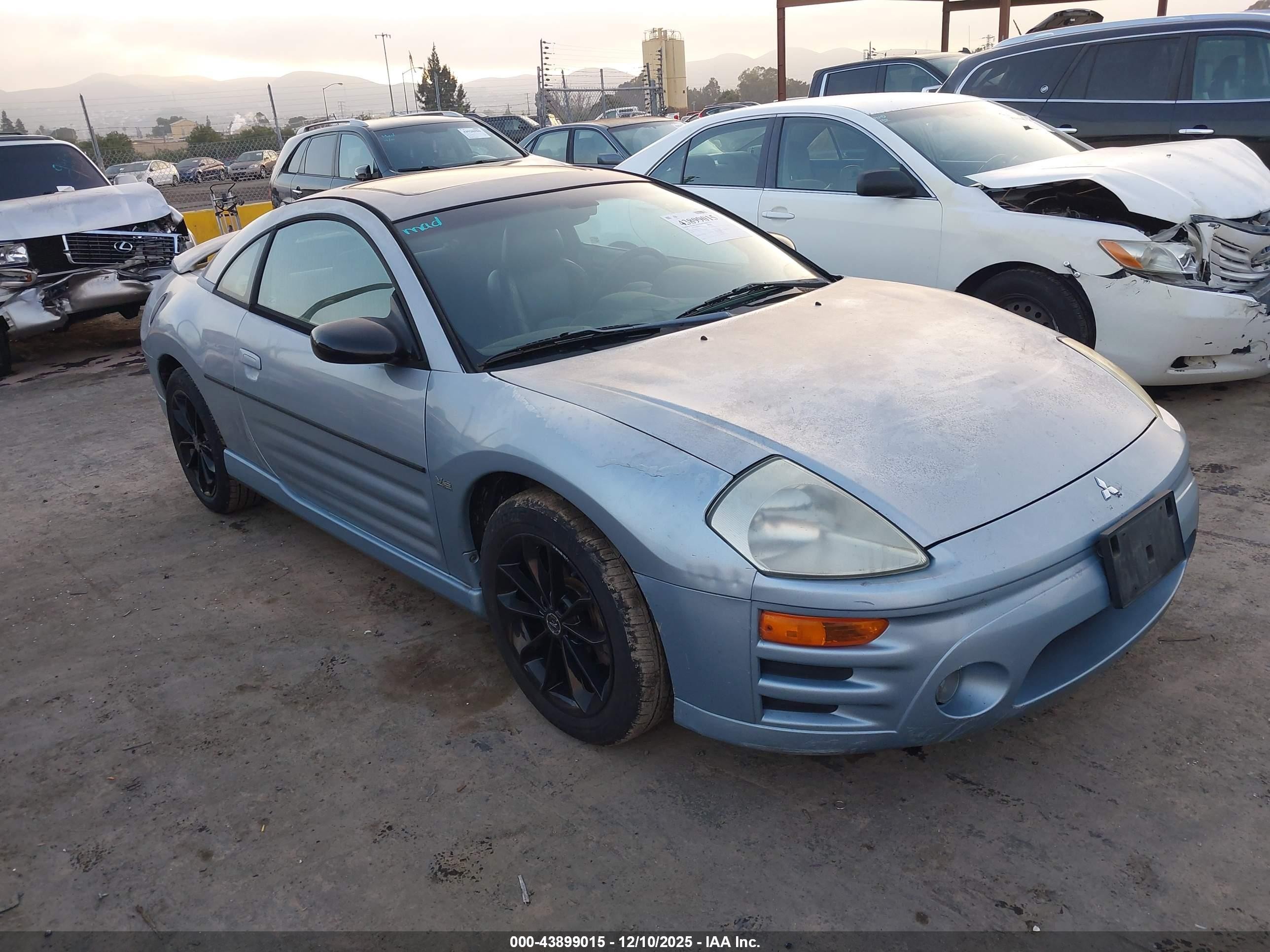 2003 Mitsubishi Eclipse Gts Blue vin: 4A3AC74H73E164452