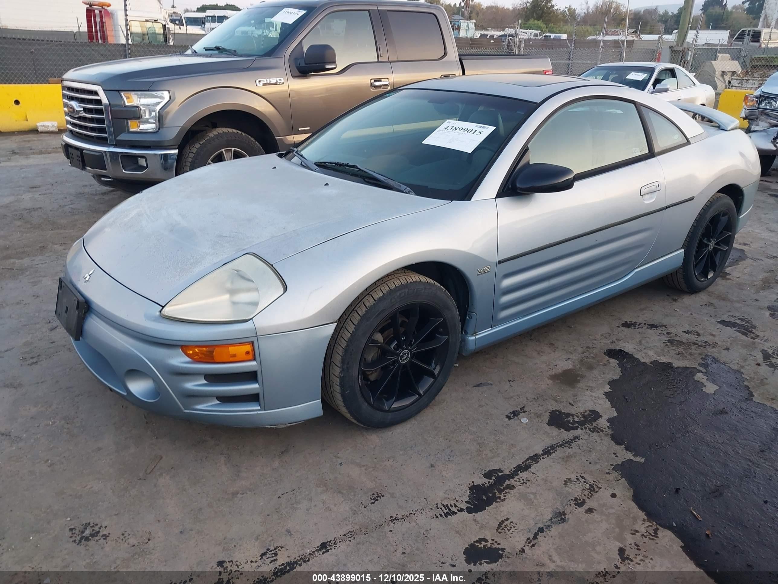 2003 Mitsubishi Eclipse Gts Blue vin: 4A3AC74H73E164452