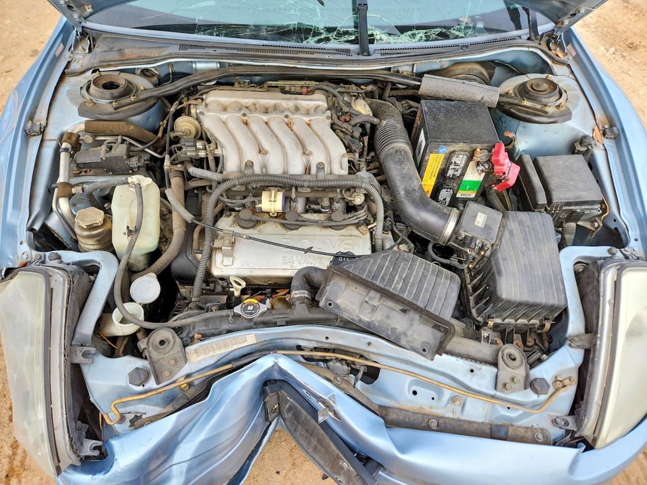2003 Mitsubishi Eclipse Gts Blue vin: 4A3AC74HX3E050798