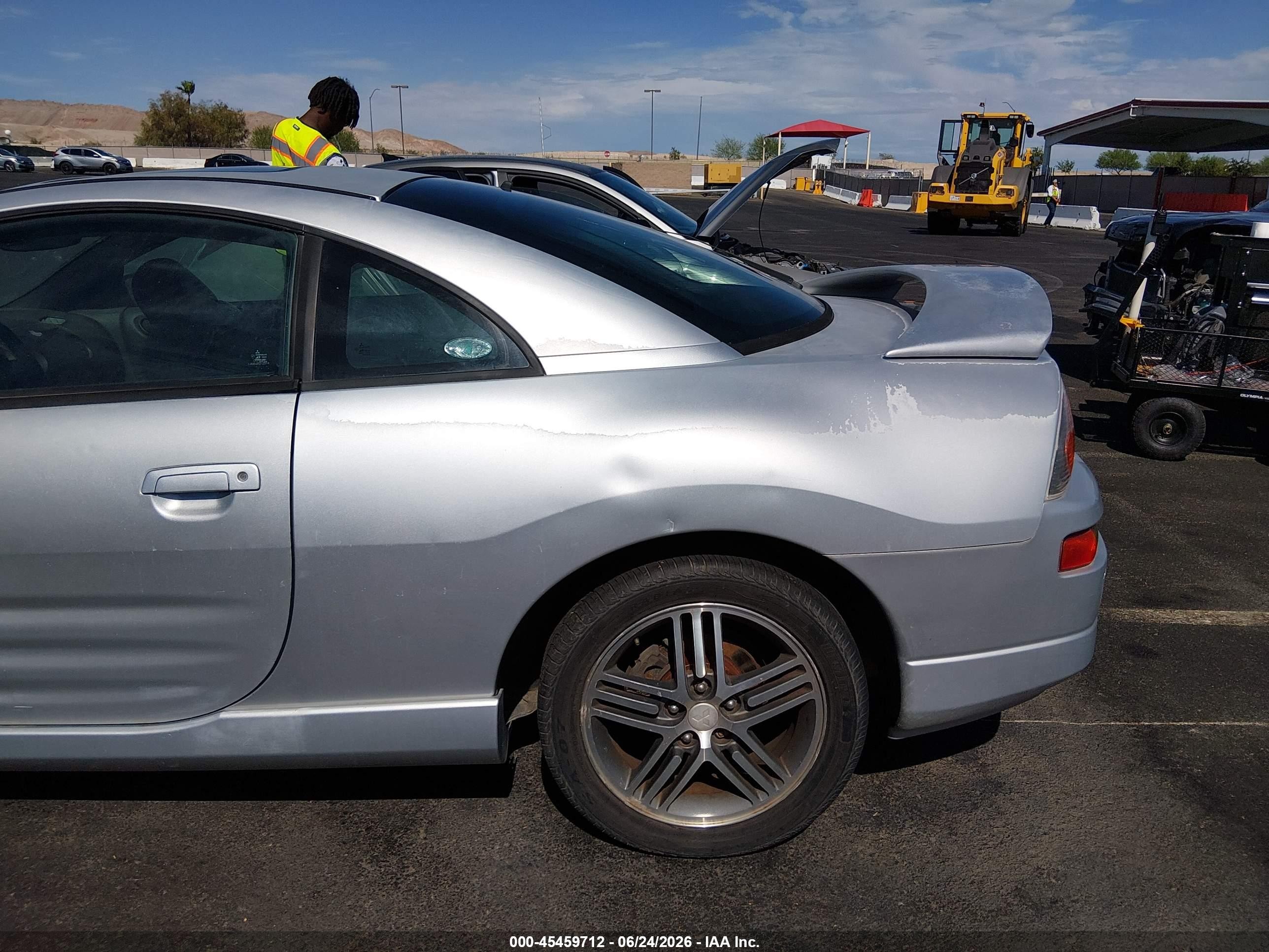 2004 Mitsubishi Eclipse Gts Gray vin: 4A3AC74HX4E051256
