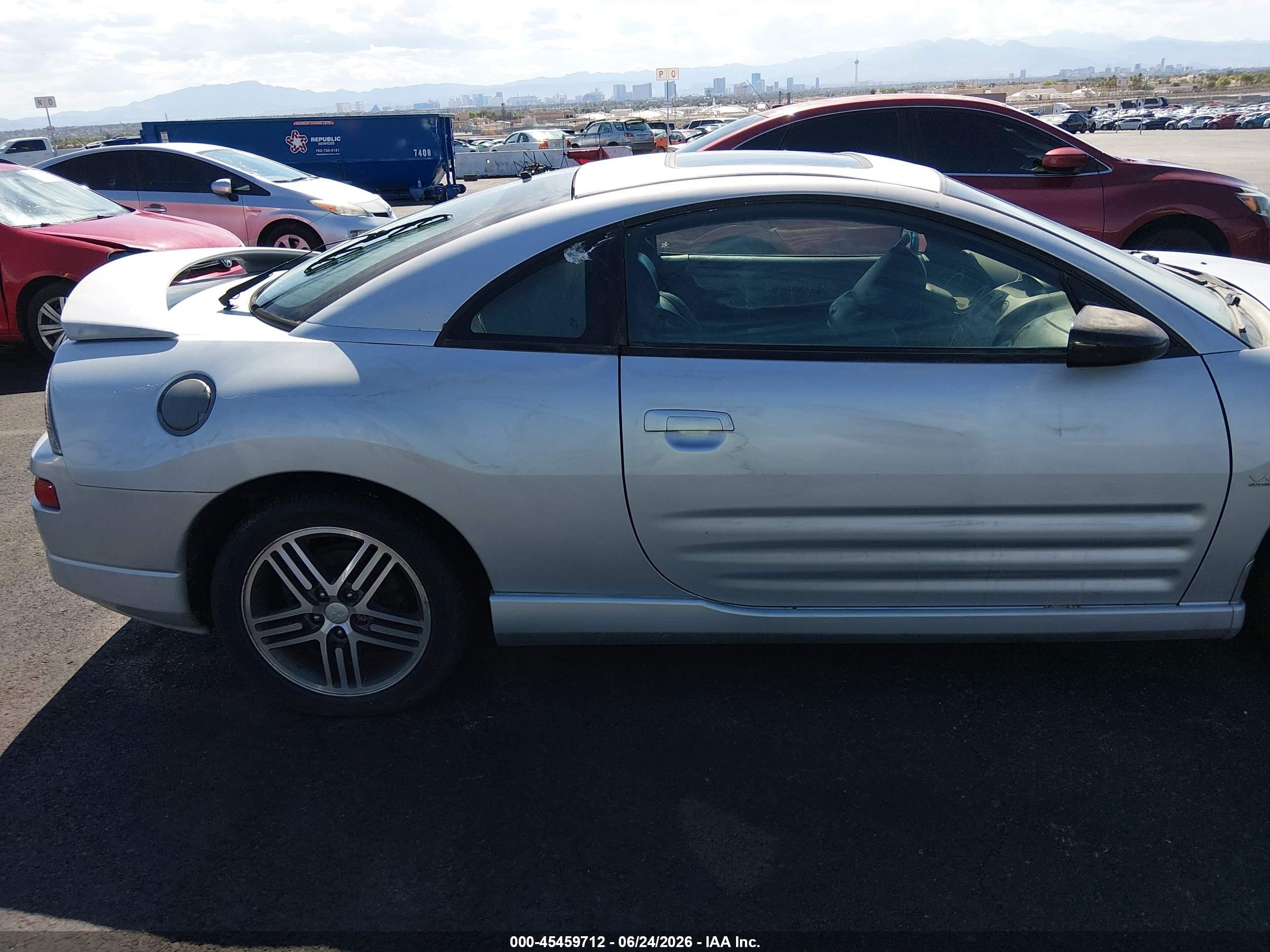 2004 Mitsubishi Eclipse Gts Gray vin: 4A3AC74HX4E051256