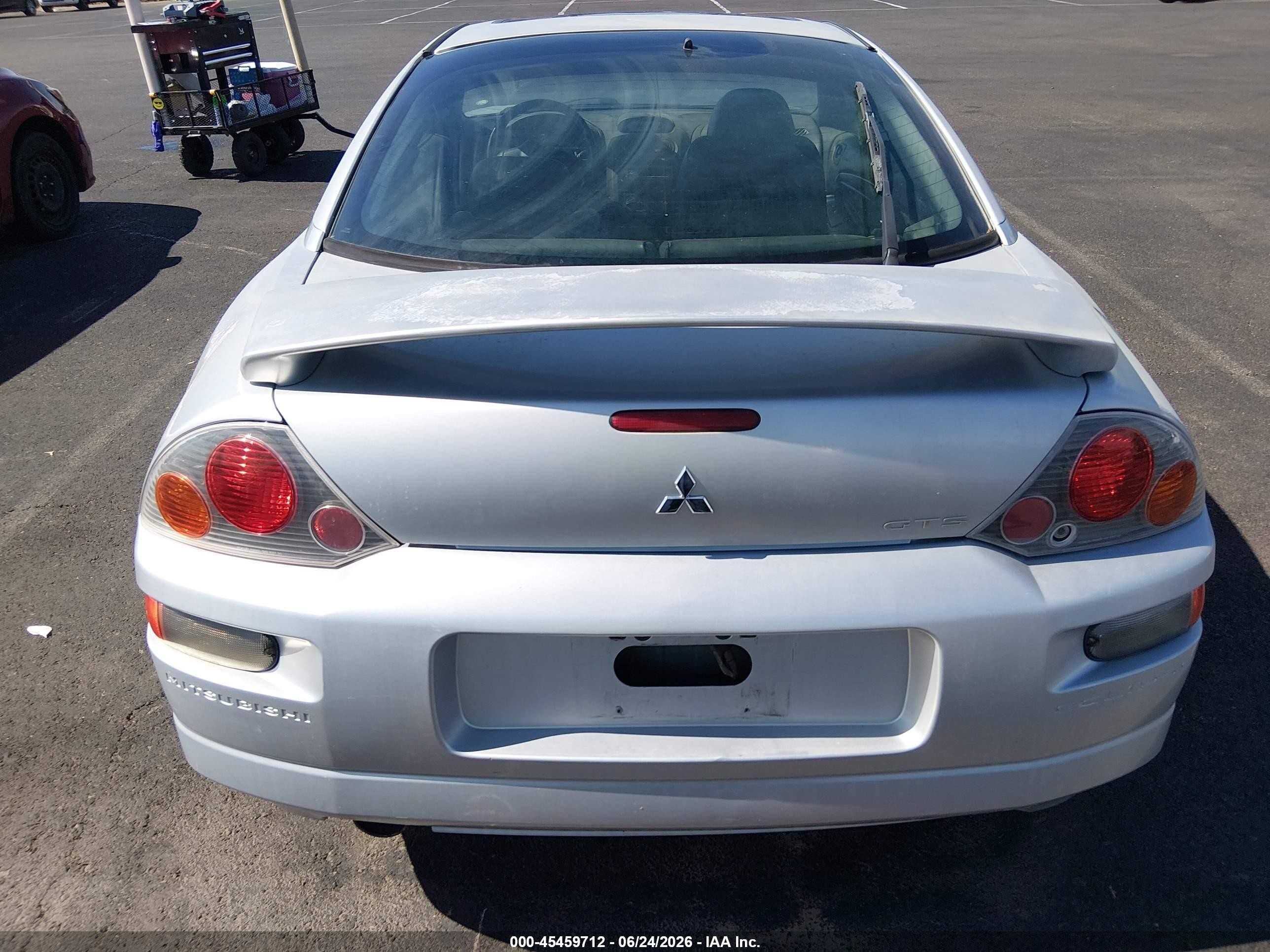 2004 Mitsubishi Eclipse Gts Gray vin: 4A3AC74HX4E051256