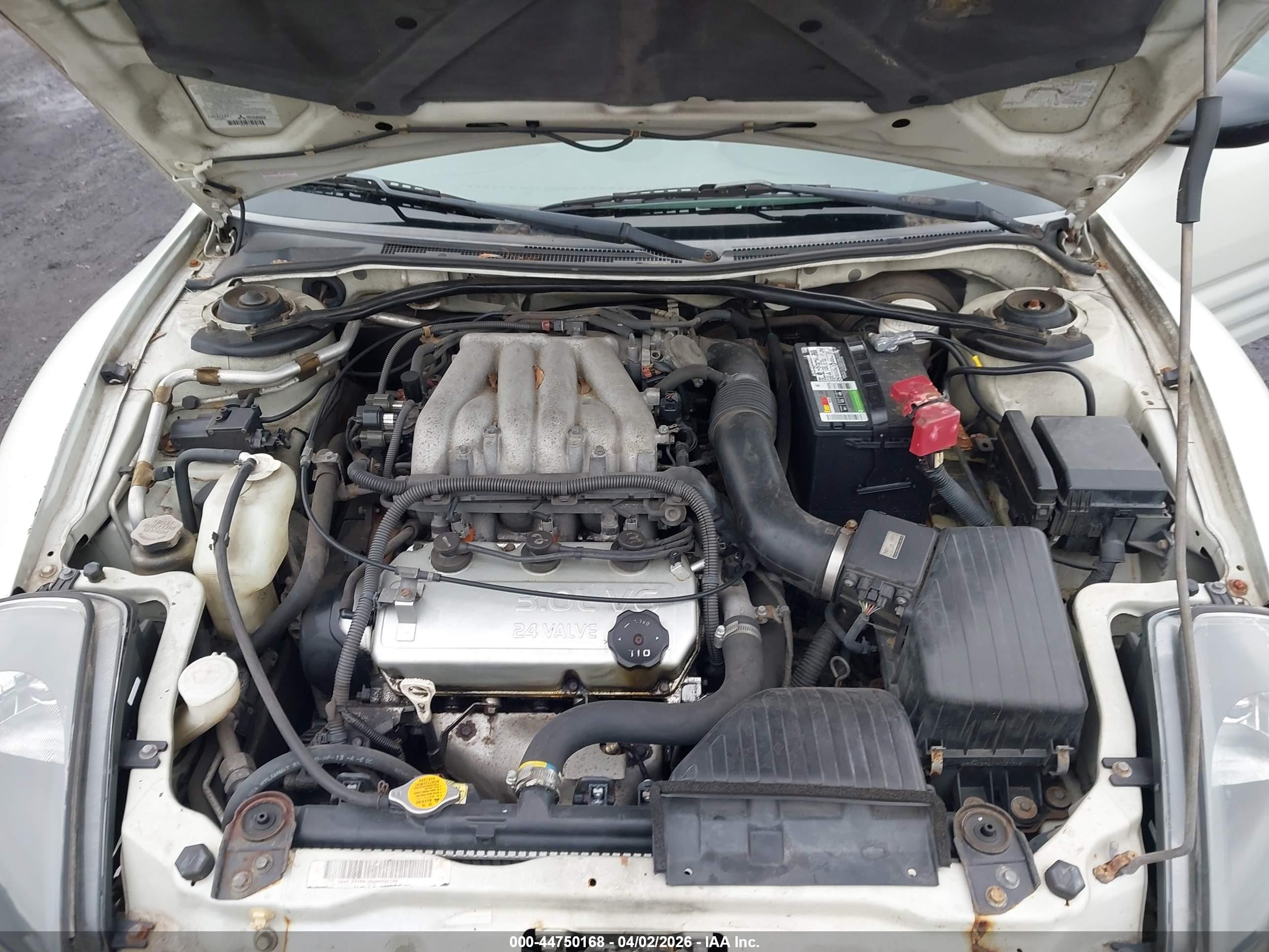 2003 Mitsubishi Eclipse Gt White vin: 4A3AC84H03E190669