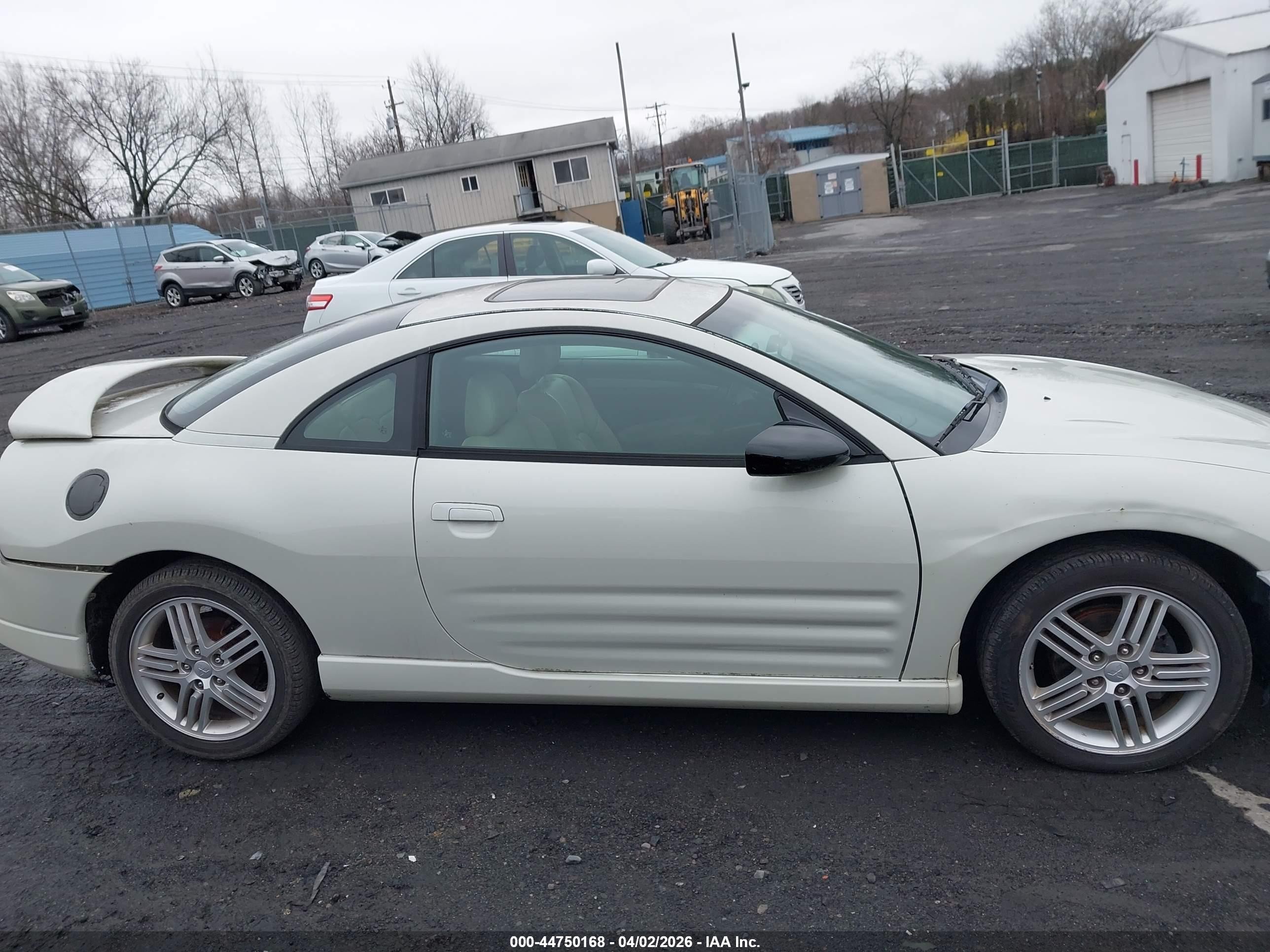2003 Mitsubishi Eclipse Gt White vin: 4A3AC84H03E190669