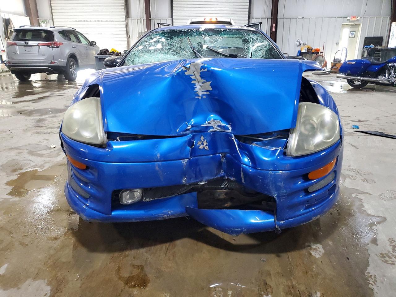 2002 Mitsubishi Eclipse Gt Blue vin: 4A3AC84H42E070520