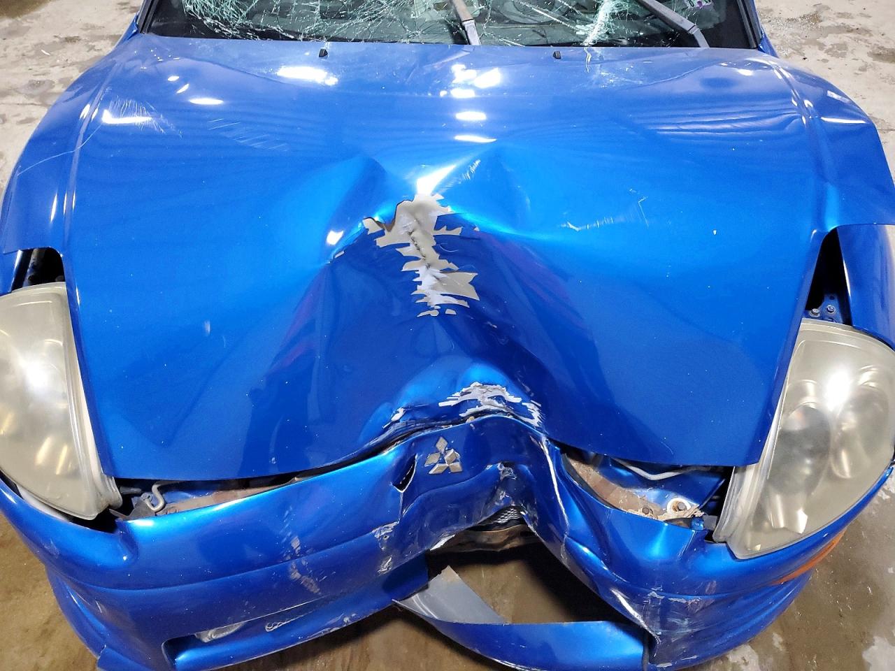 2002 Mitsubishi Eclipse Gt Blue vin: 4A3AC84H42E070520