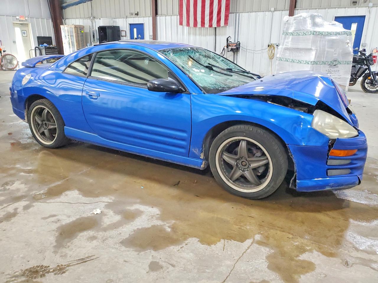 2002 Mitsubishi Eclipse Gt Blue vin: 4A3AC84H42E070520