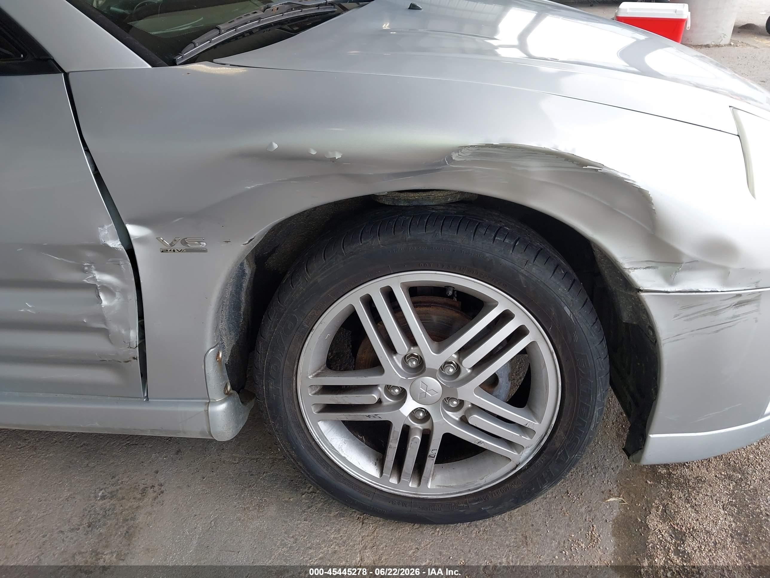 2003 Mitsubishi Eclipse Gt Серый vin: 4A3AC84H53E148451