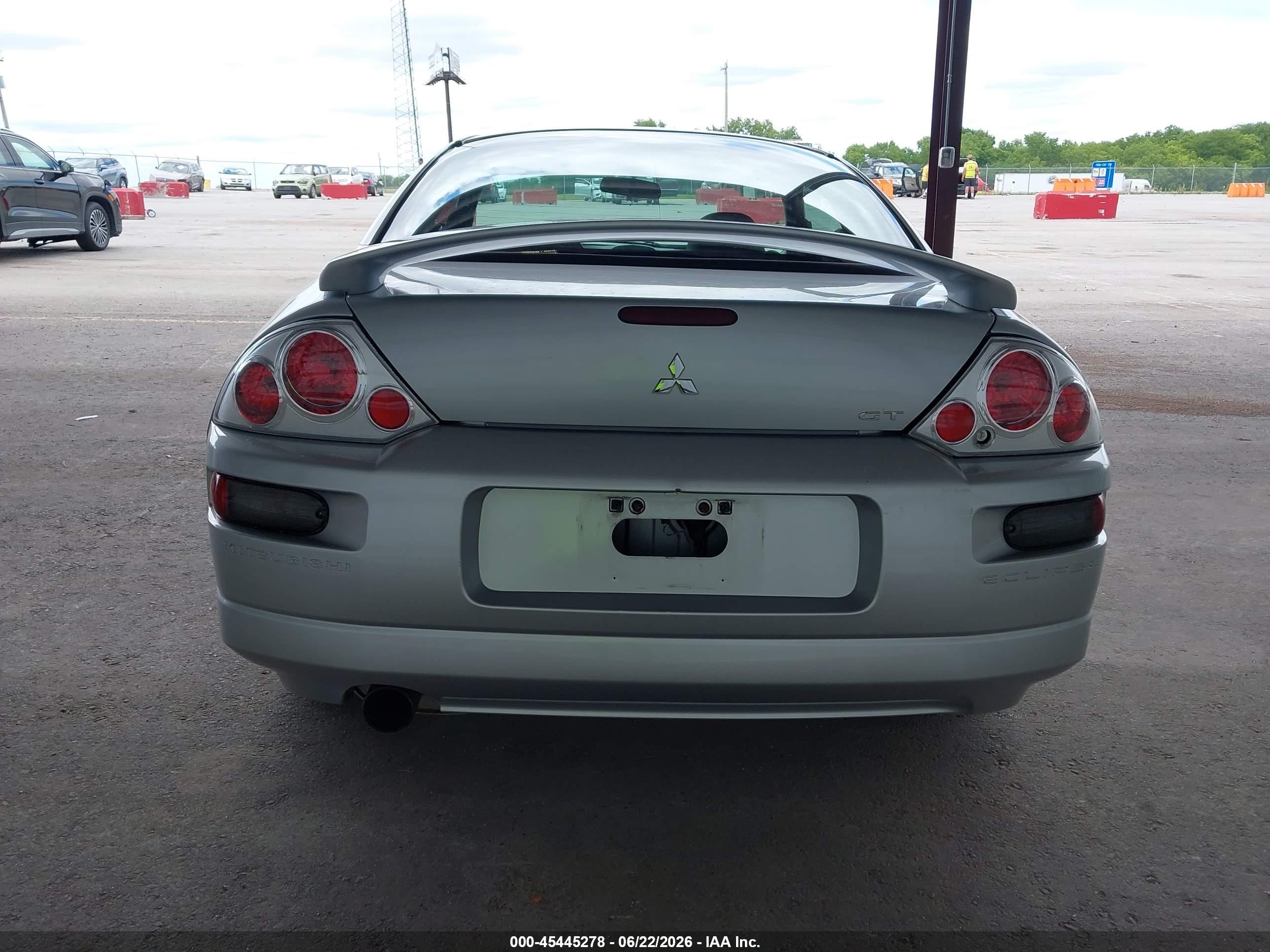 2003 Mitsubishi Eclipse Gt Серый vin: 4A3AC84H53E148451