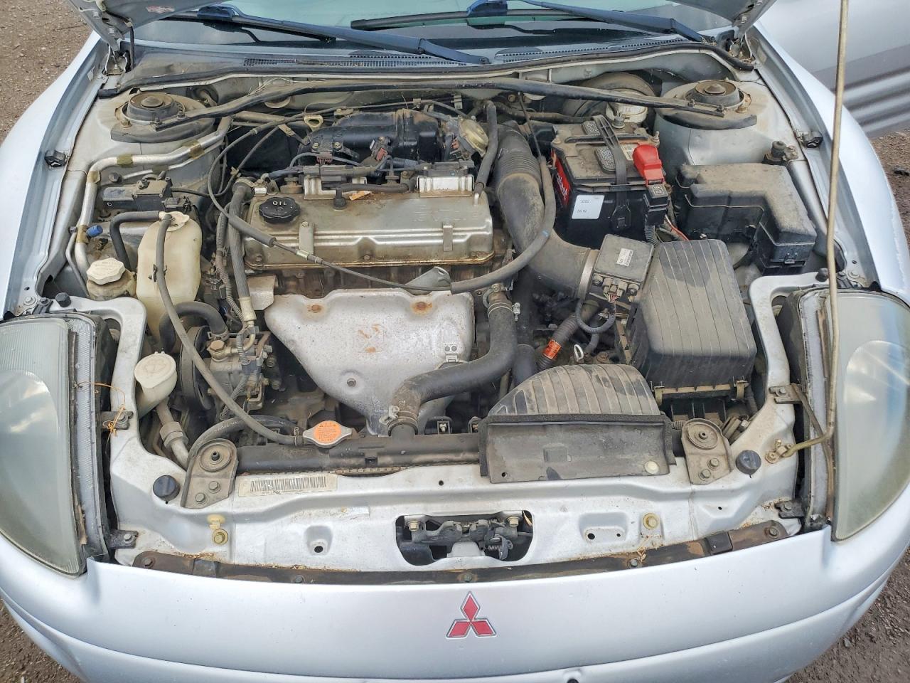 2001 Mitsubishi Eclipse Spyder Gs Silver vin: 4A3AE45G21E142497