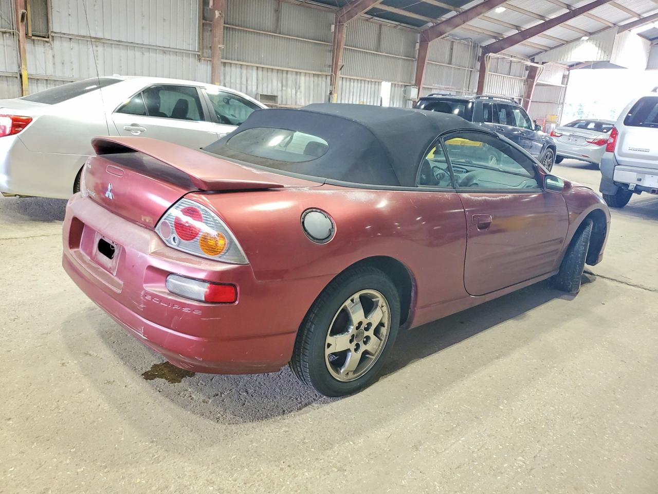 2005 Mitsubishi Eclipse Spyder Gs Burgundy vin: 4A3AE45G25E025136