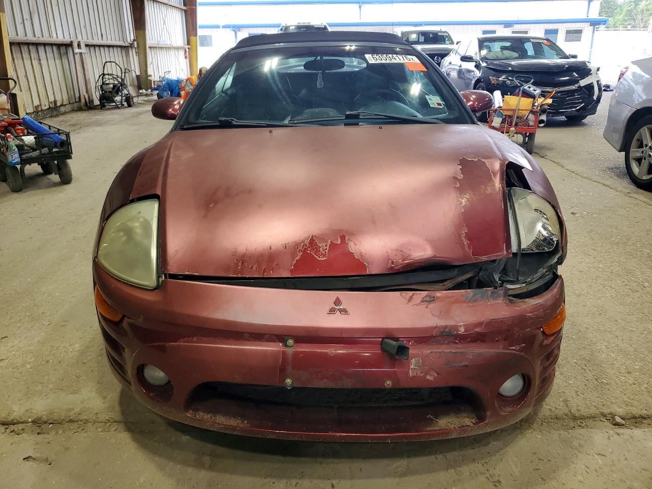 2005 Mitsubishi Eclipse Spyder Gs Burgundy vin: 4A3AE45G25E025136