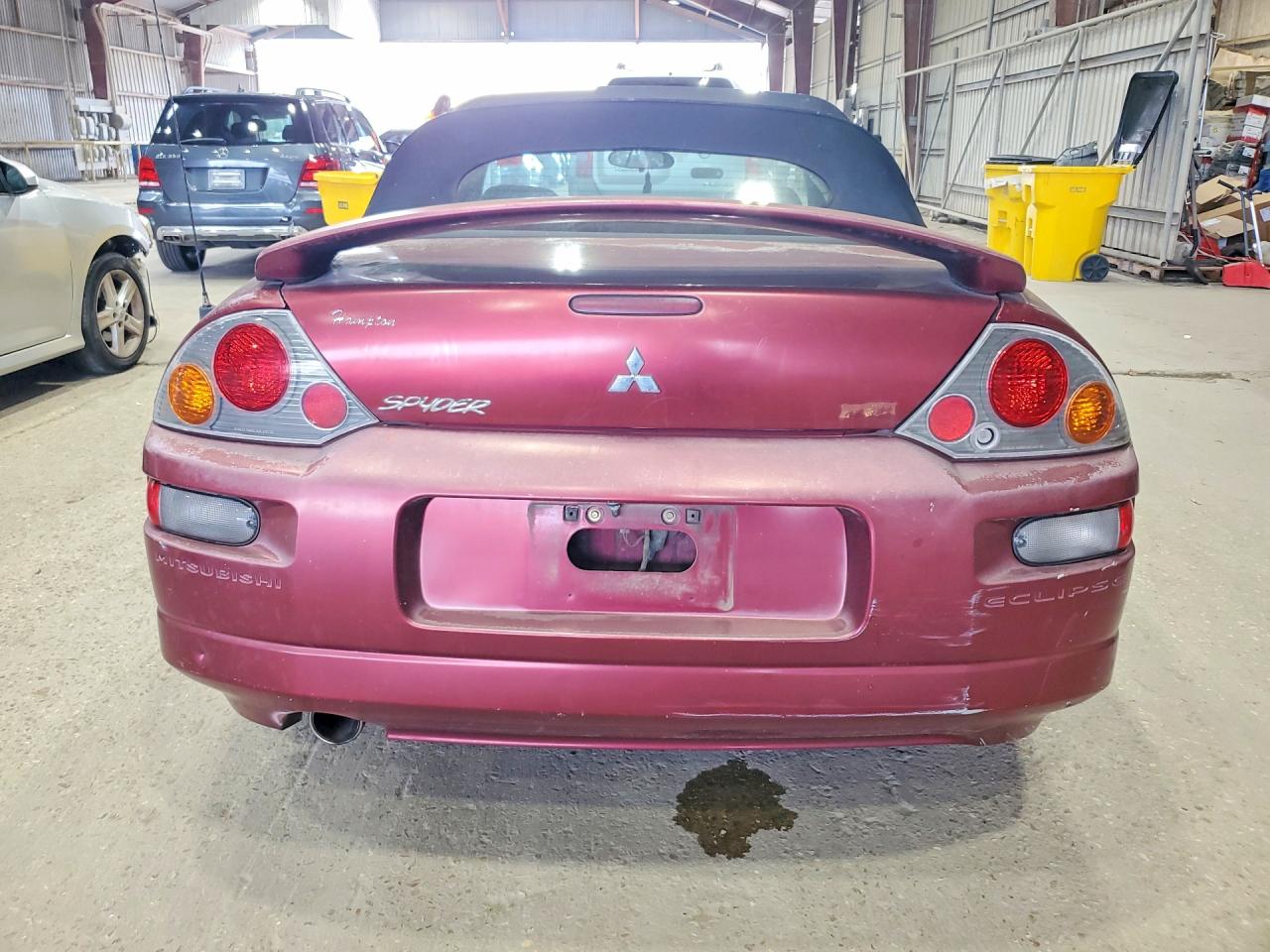 2005 Mitsubishi Eclipse Spyder Gs Burgundy vin: 4A3AE45G25E025136