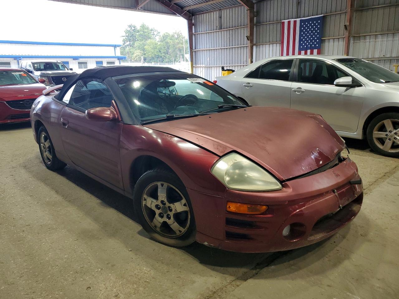 2005 Mitsubishi Eclipse Spyder Gs Burgundy vin: 4A3AE45G25E025136