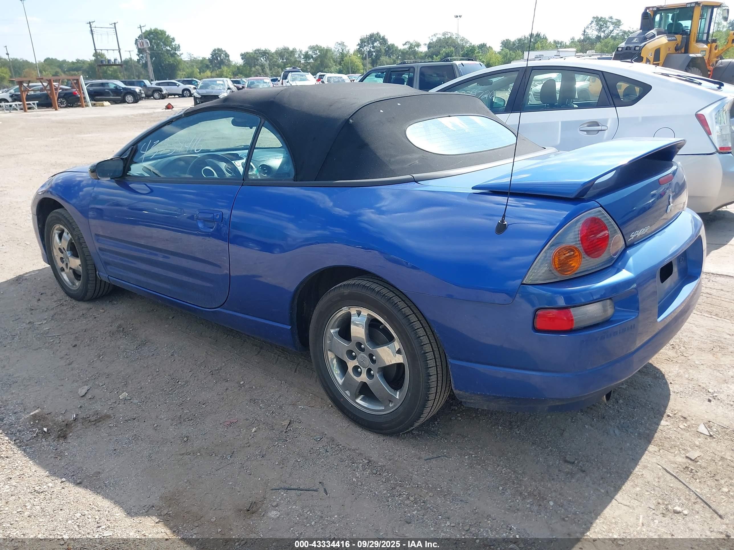 2005 Mitsubishi Eclipse Spyder Gs Blue vin: 4A3AE45G25E044916