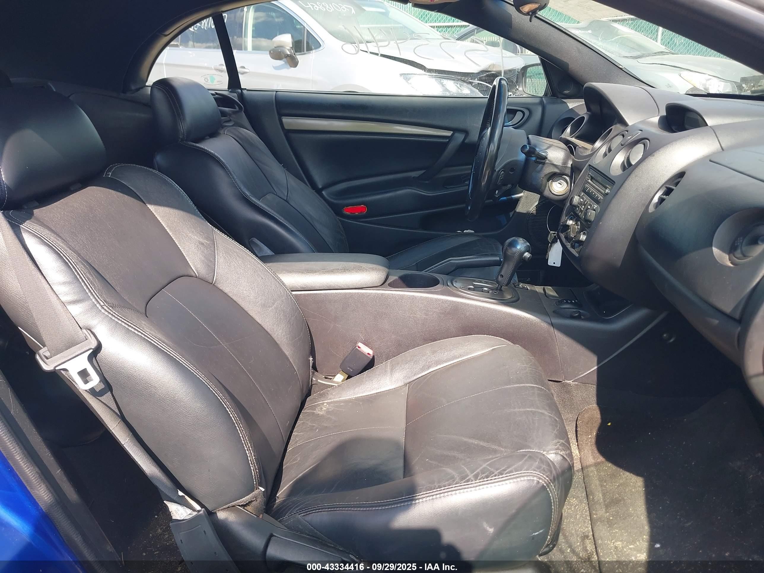 2005 Mitsubishi Eclipse Spyder Gs Blue vin: 4A3AE45G25E044916