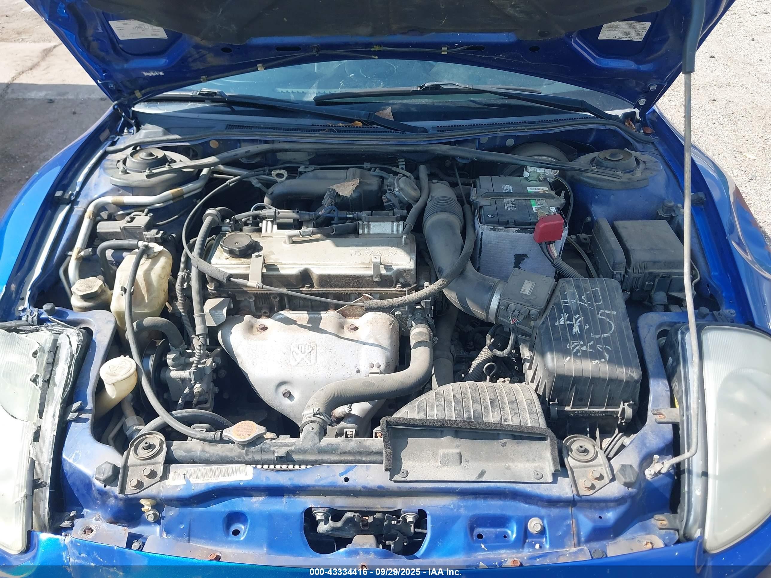 2005 Mitsubishi Eclipse Spyder Gs Blue vin: 4A3AE45G25E044916