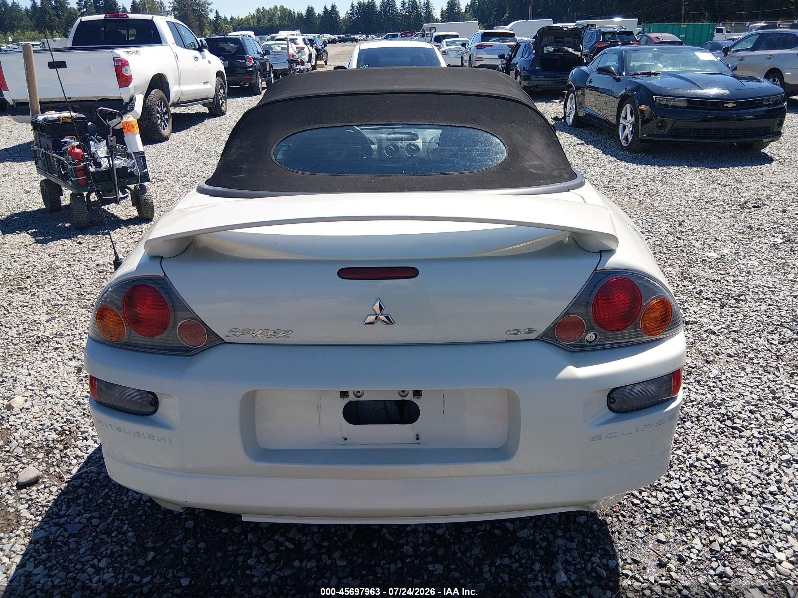 2005 Mitsubishi Eclipse Spyder Gs Cream vin: 4A3AE45G55E056901
