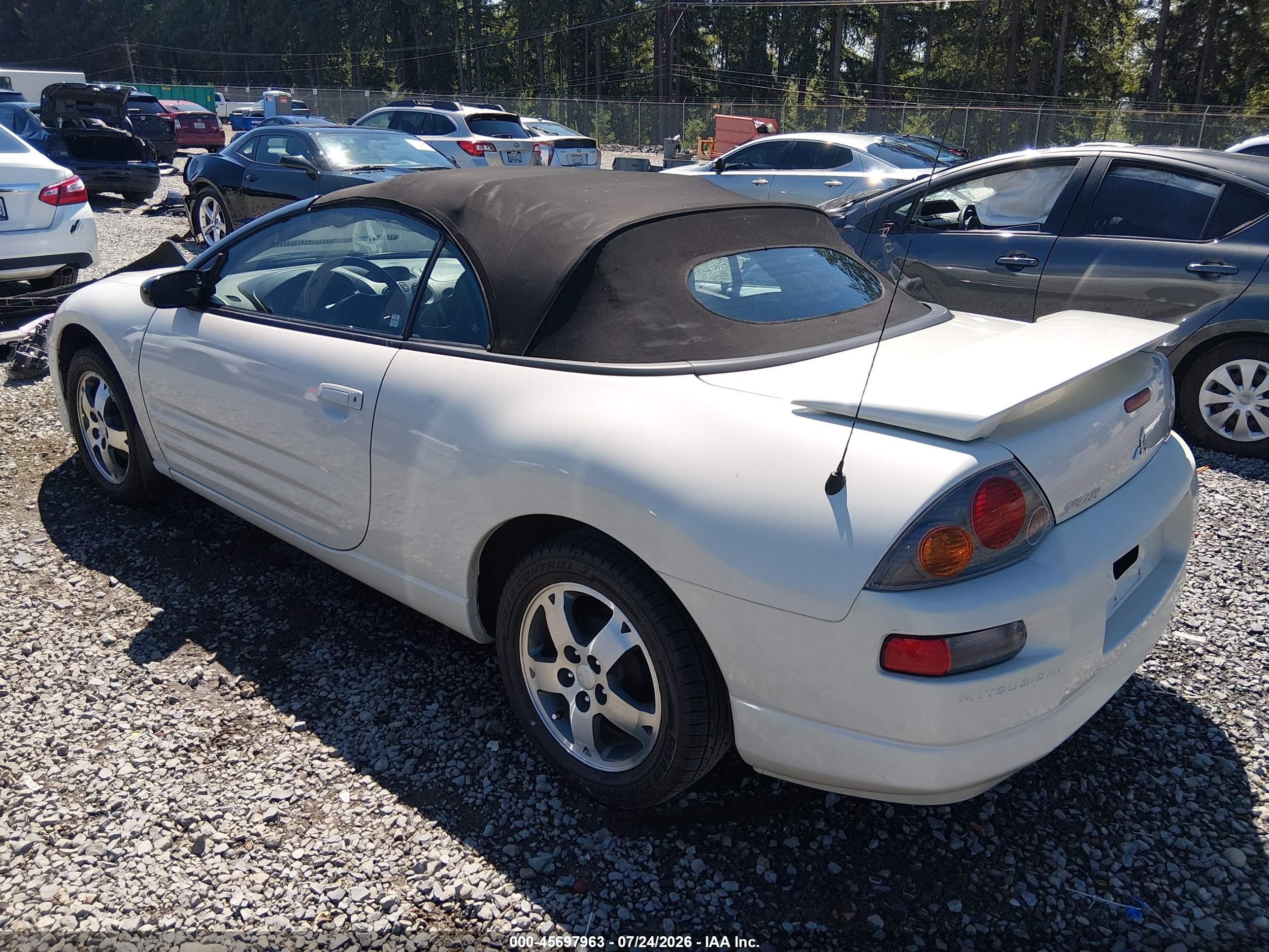 2005 Mitsubishi Eclipse Spyder Gs Cream vin: 4A3AE45G55E056901
