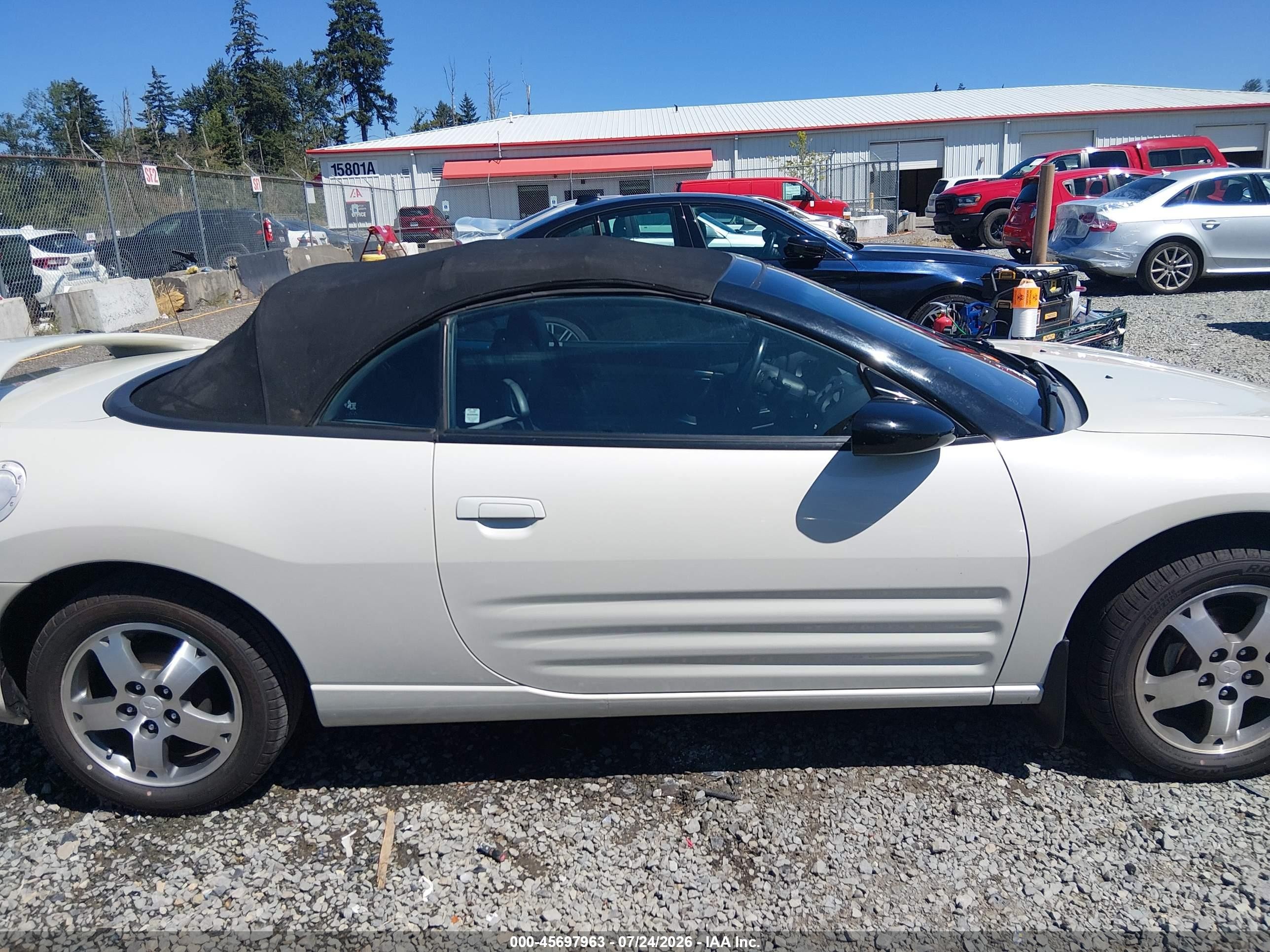 2005 Mitsubishi Eclipse Spyder Gs Cream vin: 4A3AE45G55E056901