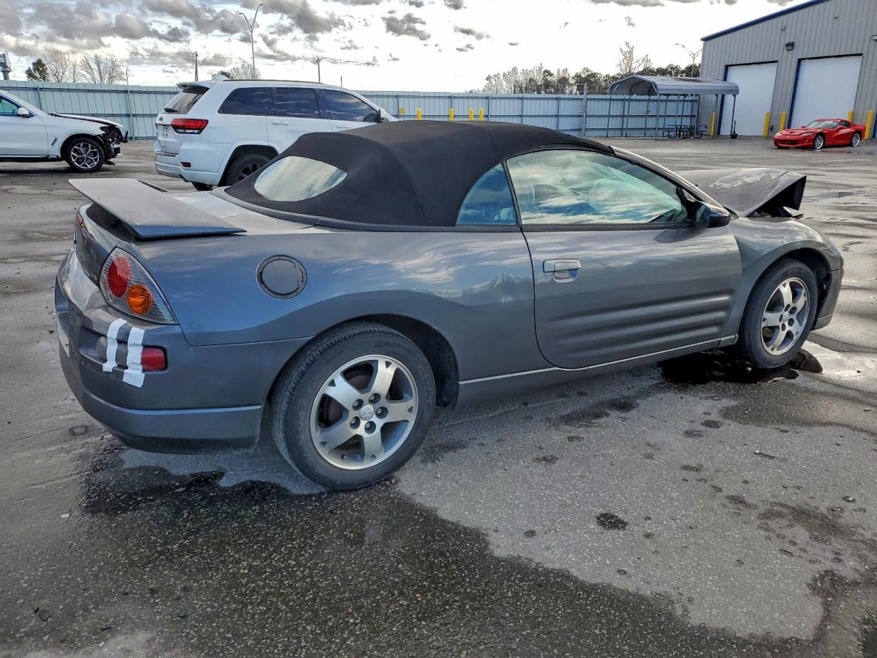 2003 Mitsubishi Eclipse Spyder Gs Серый vin: 4A3AE45G93E066392