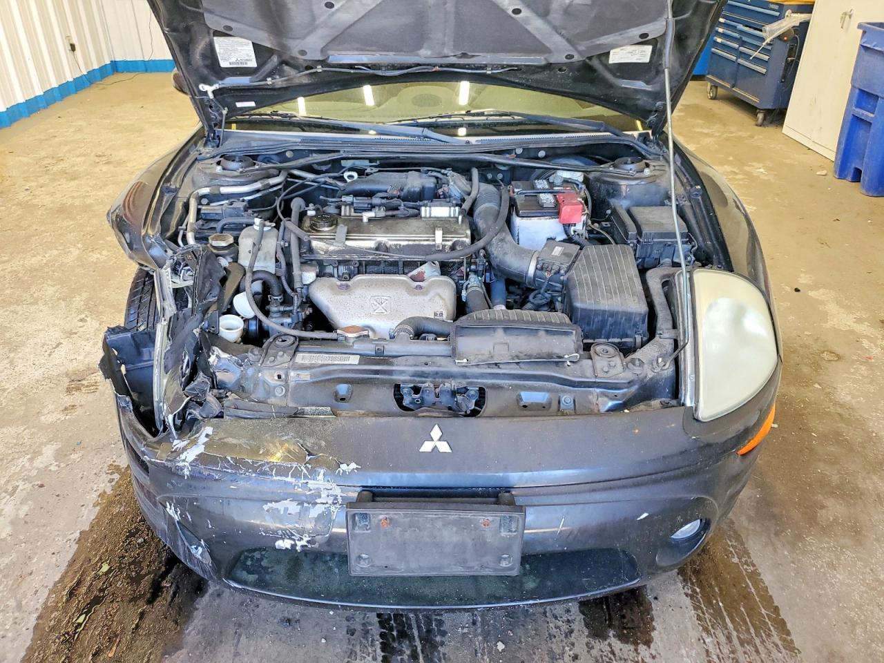 2003 Mitsubishi Eclipse Spyder Gs Black vin: 4A3AE45GX3E202545
