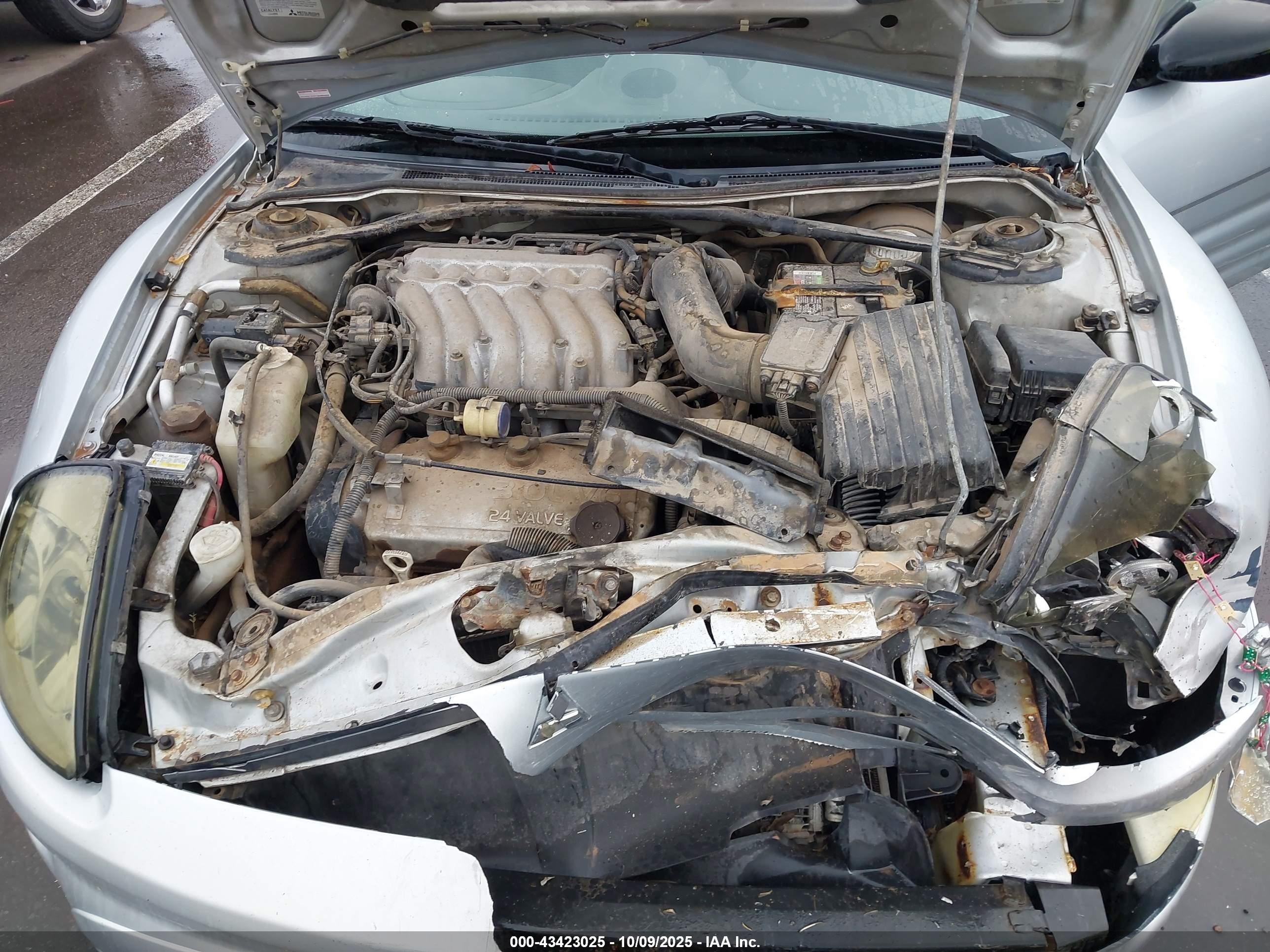2004 Mitsubishi Eclipse Spyder Gt Silver vin: 4A3AE55H24E046355