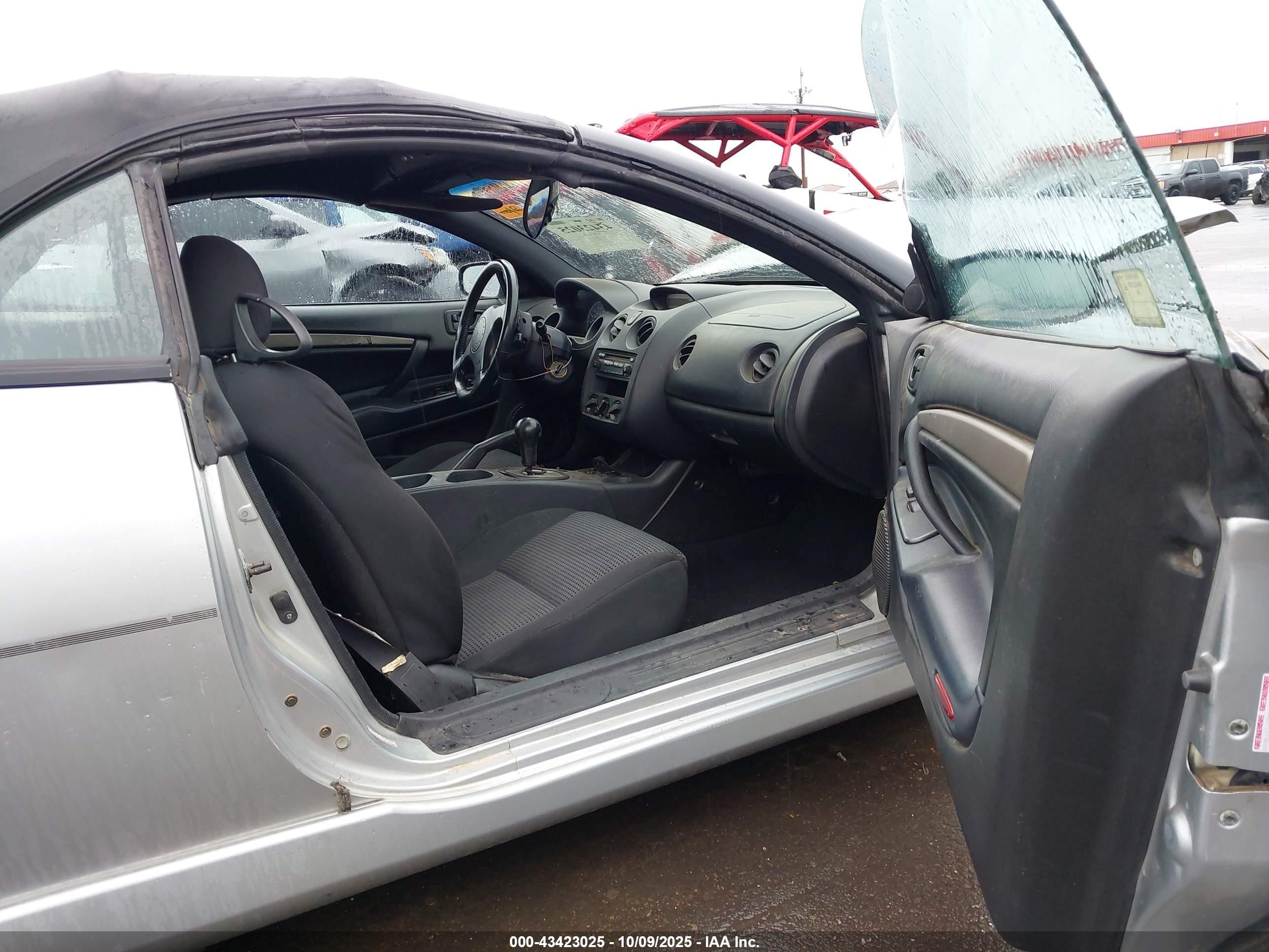 2004 Mitsubishi Eclipse Spyder Gt Silver vin: 4A3AE55H24E046355