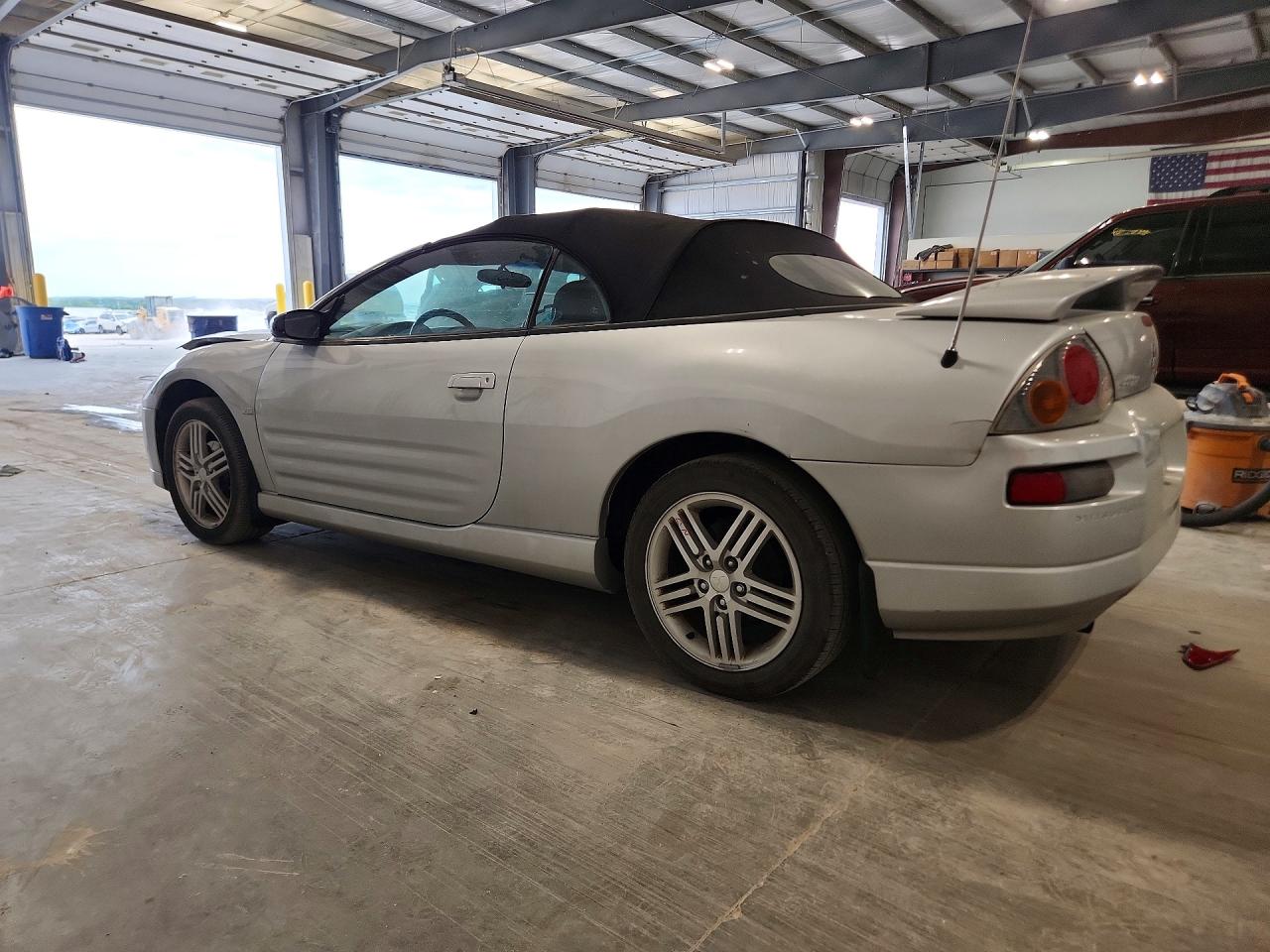 2005 Mitsubishi Eclipse Spyder Gts Silver vin: 4A3AE75H15E012436