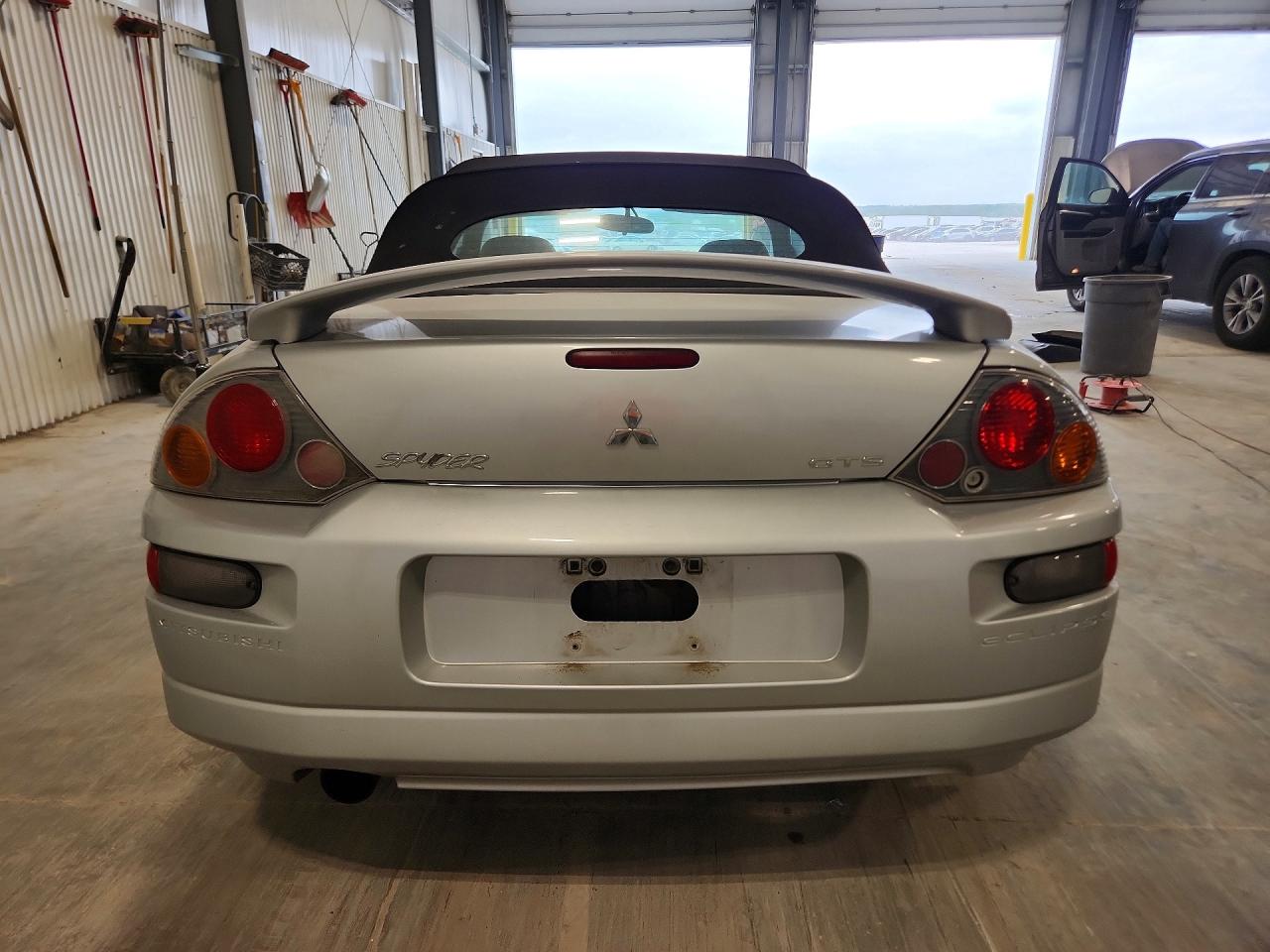 2005 Mitsubishi Eclipse Spyder Gts Silver vin: 4A3AE75H15E012436