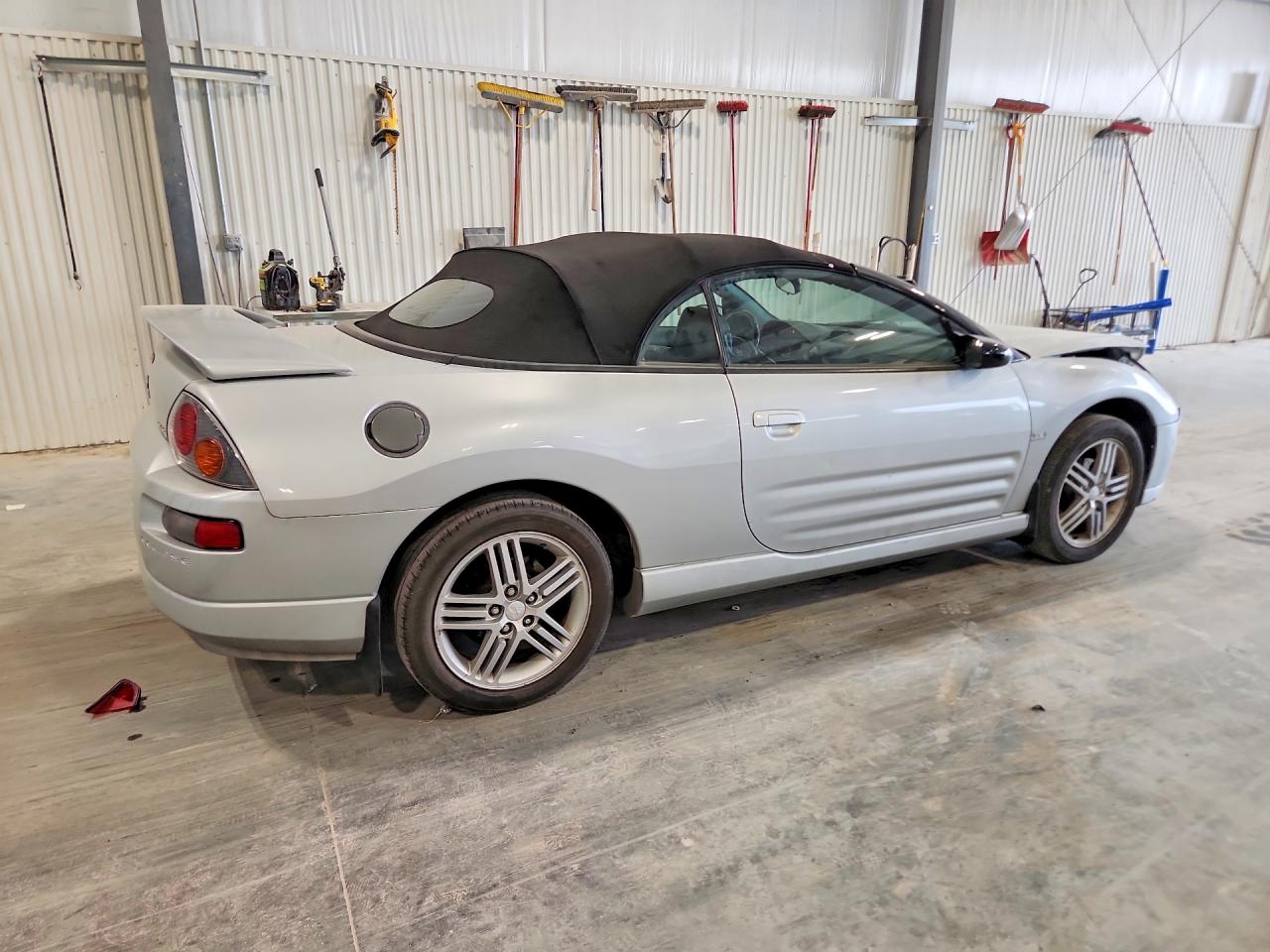 2005 Mitsubishi Eclipse Spyder Gts Silver vin: 4A3AE75H15E012436