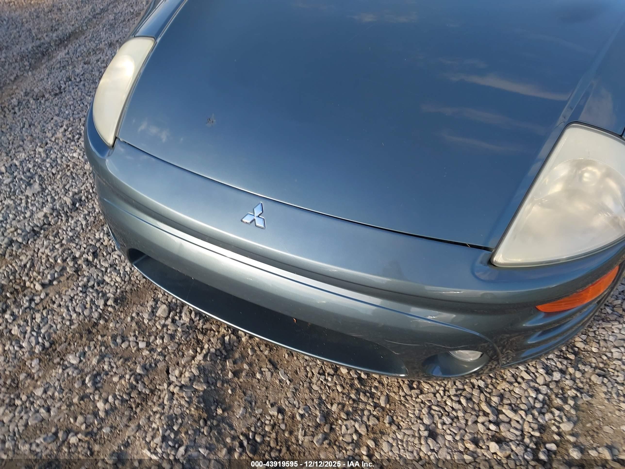 2005 Mitsubishi Eclipse Spyder Gts Зеленый vin: 4A3AE75H55E002945