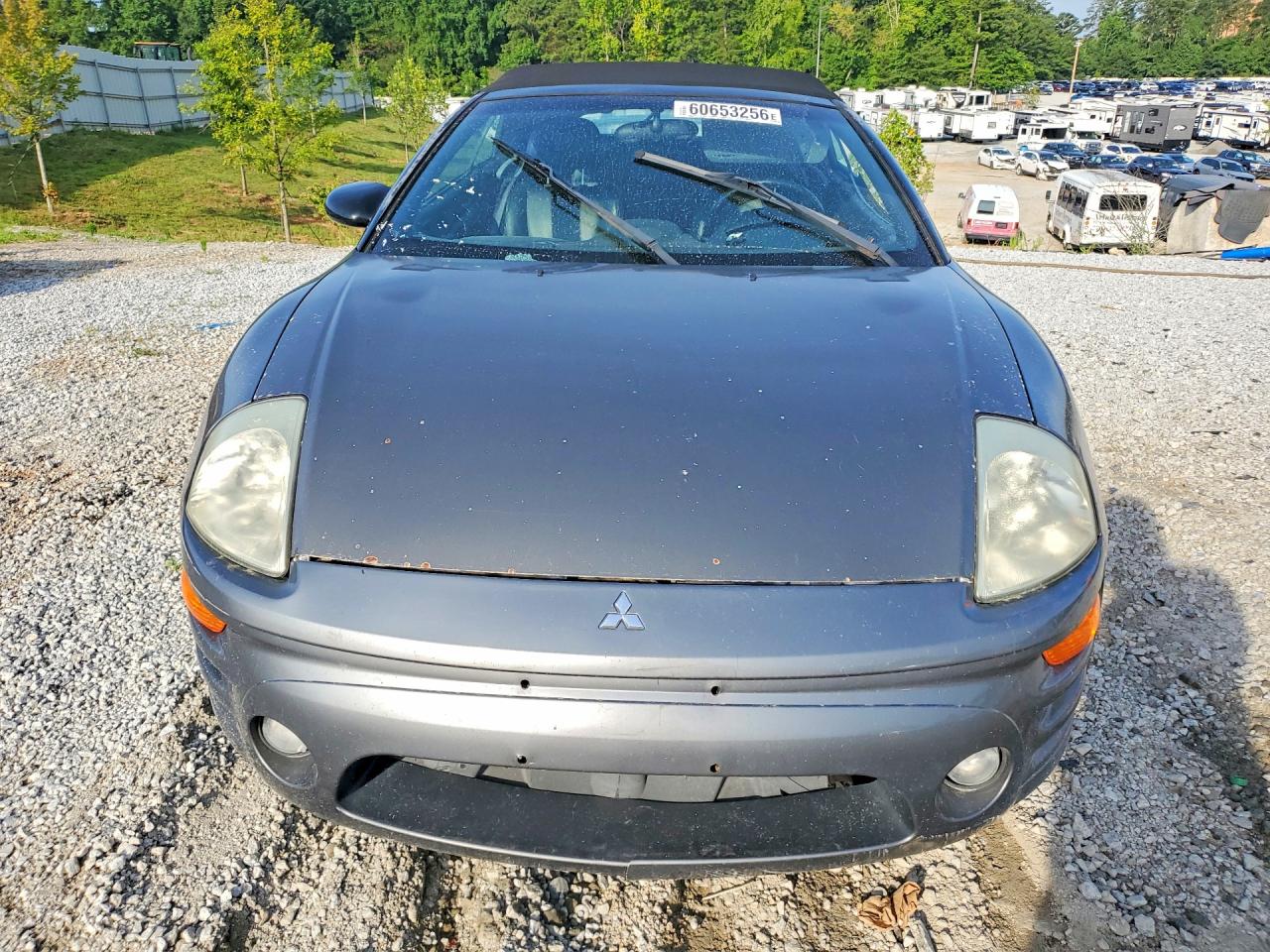 2003 Mitsubishi Eclipse Spyder Gts Gray vin: 4A3AE75H73E025155