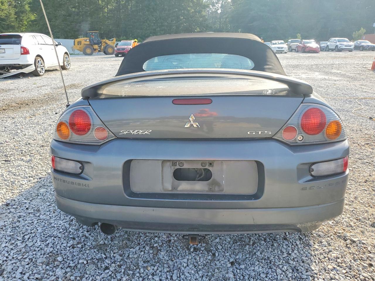 2003 Mitsubishi Eclipse Spyder Gts Gray vin: 4A3AE75H73E025155