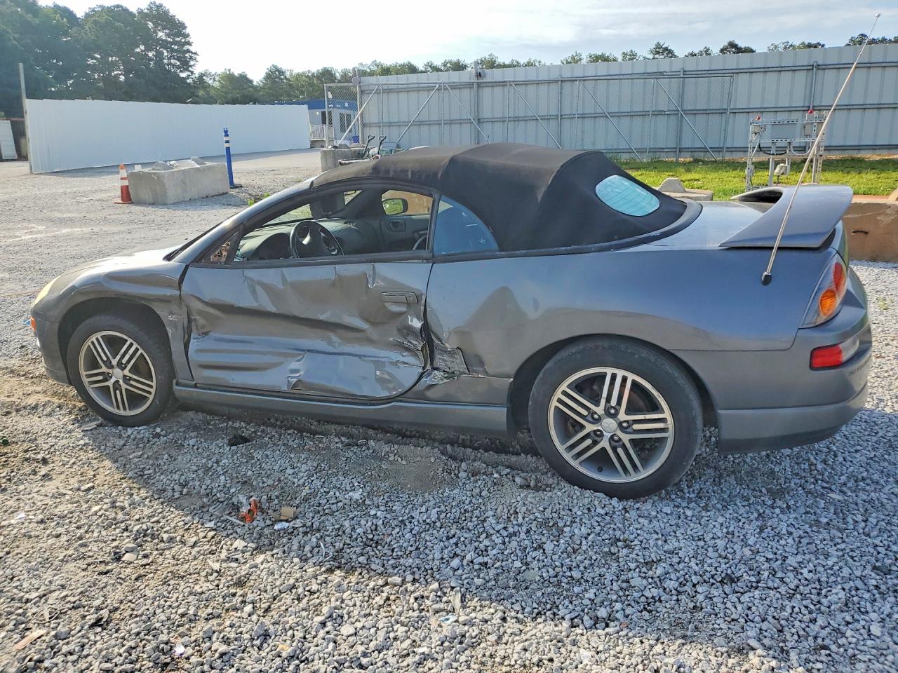 2003 Mitsubishi Eclipse Spyder Gts Gray vin: 4A3AE75H73E025155