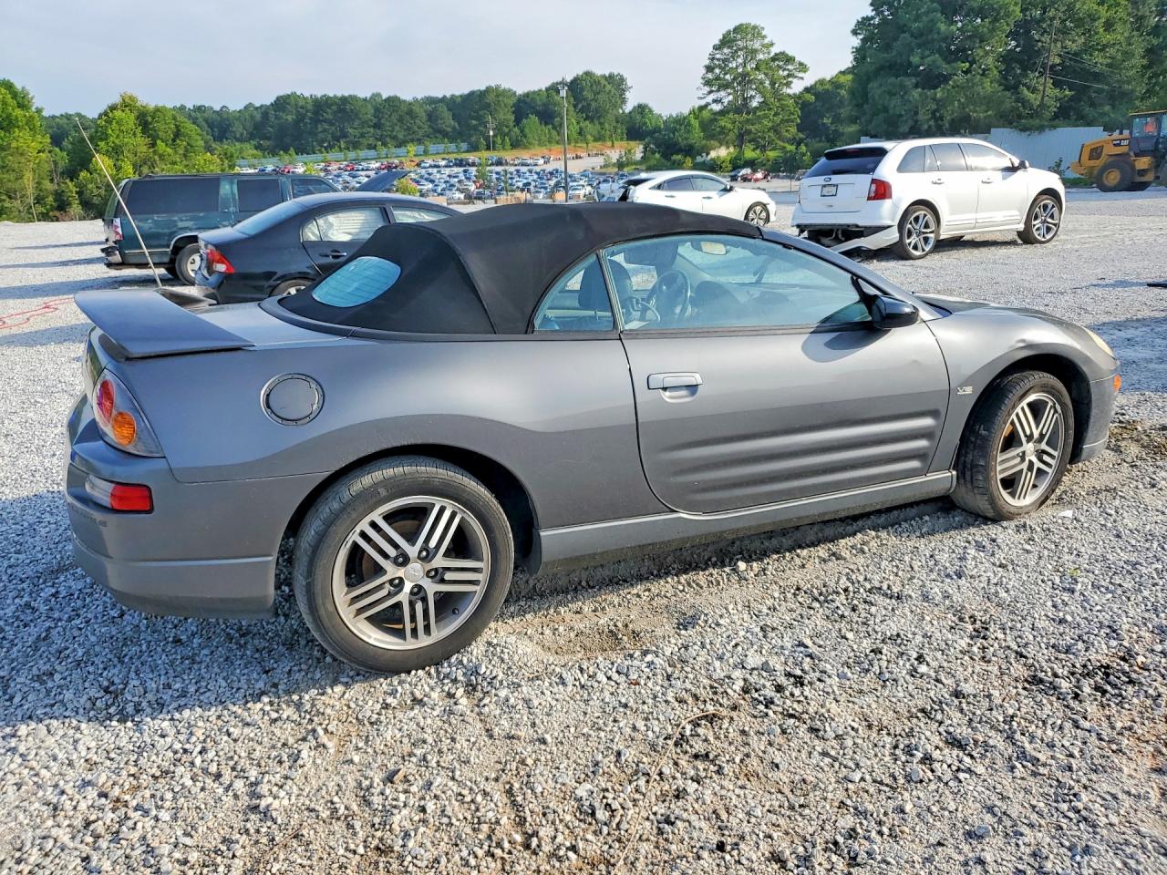 2003 Mitsubishi Eclipse Spyder Gts Gray vin: 4A3AE75H73E025155