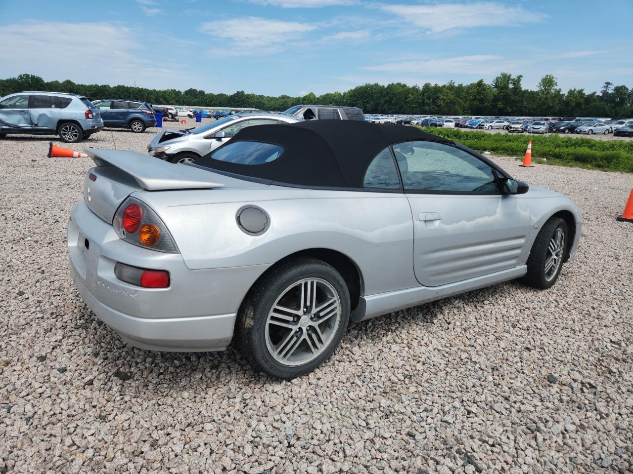 2004 Mitsubishi Eclipse Spyder Gts Silver vin: 4A3AE75HX4E029699