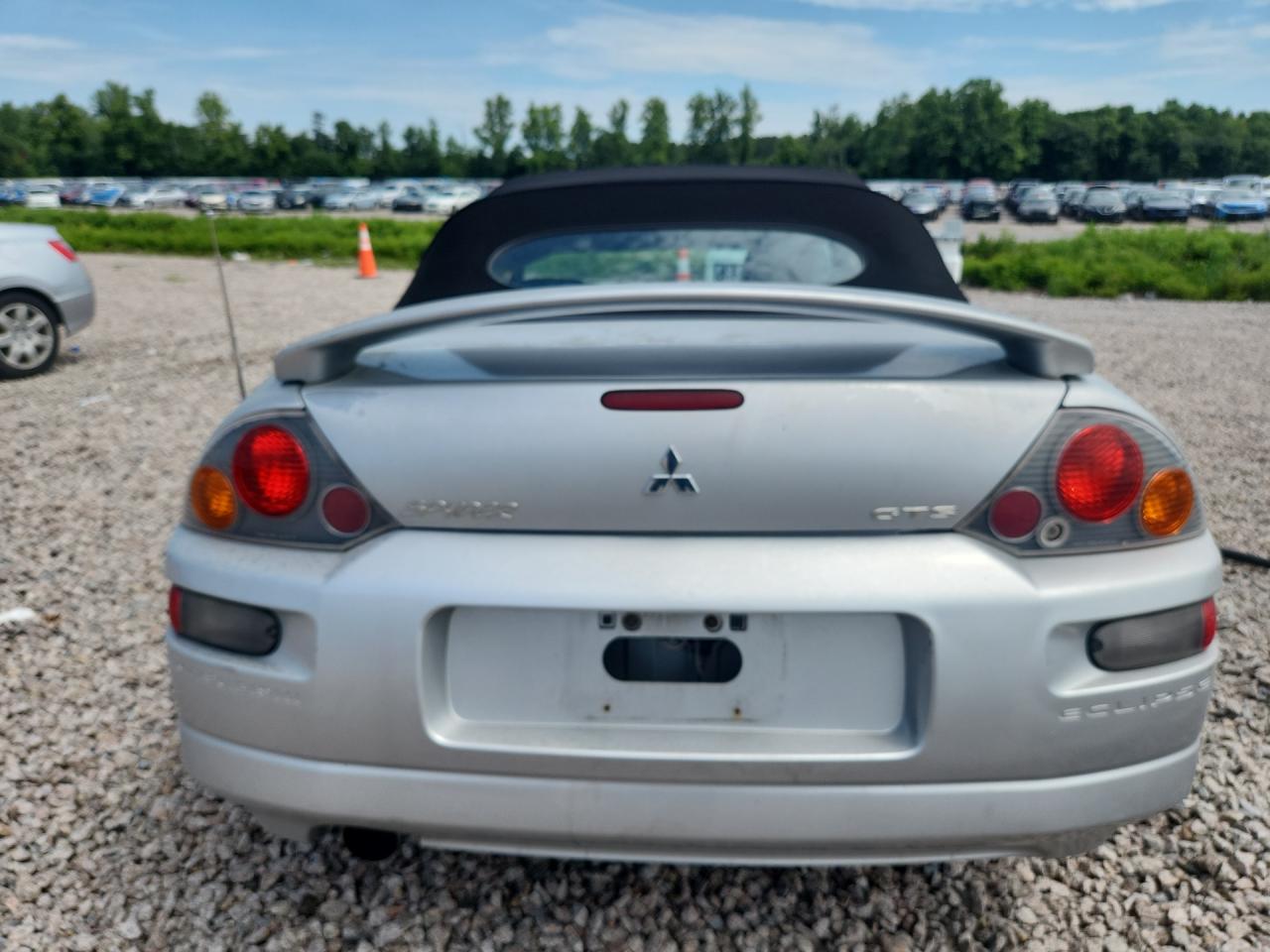 2004 Mitsubishi Eclipse Spyder Gts Silver vin: 4A3AE75HX4E029699