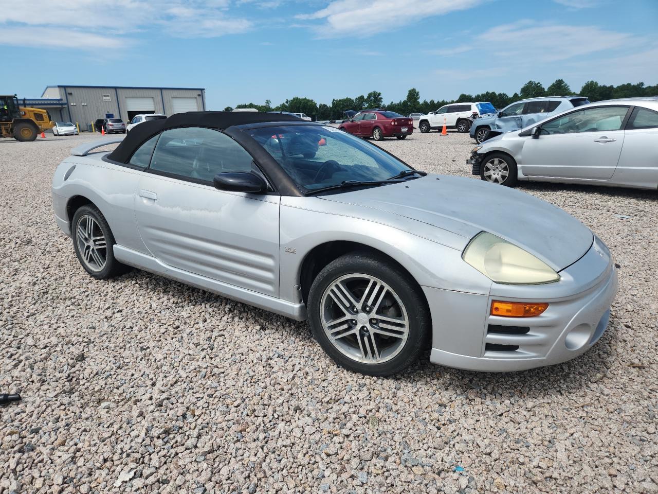 2004 Mitsubishi Eclipse Spyder Gts Silver vin: 4A3AE75HX4E029699