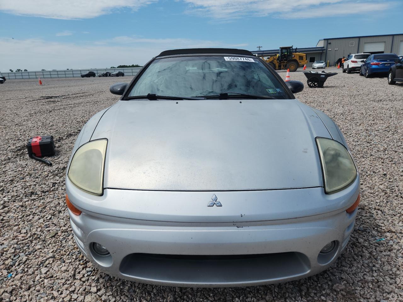 2004 Mitsubishi Eclipse Spyder Gts Silver vin: 4A3AE75HX4E029699