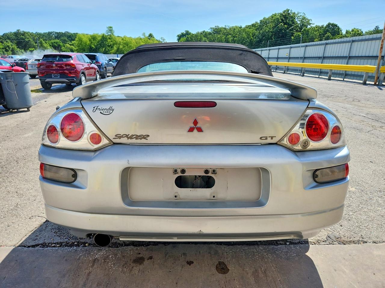2001 Mitsubishi Eclipse Spyder Gt Silver vin: 4A3AE85H41E130884