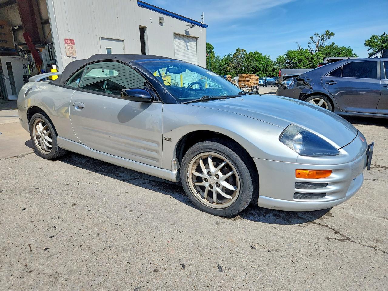 2001 Mitsubishi Eclipse Spyder Gt Silver vin: 4A3AE85H41E130884