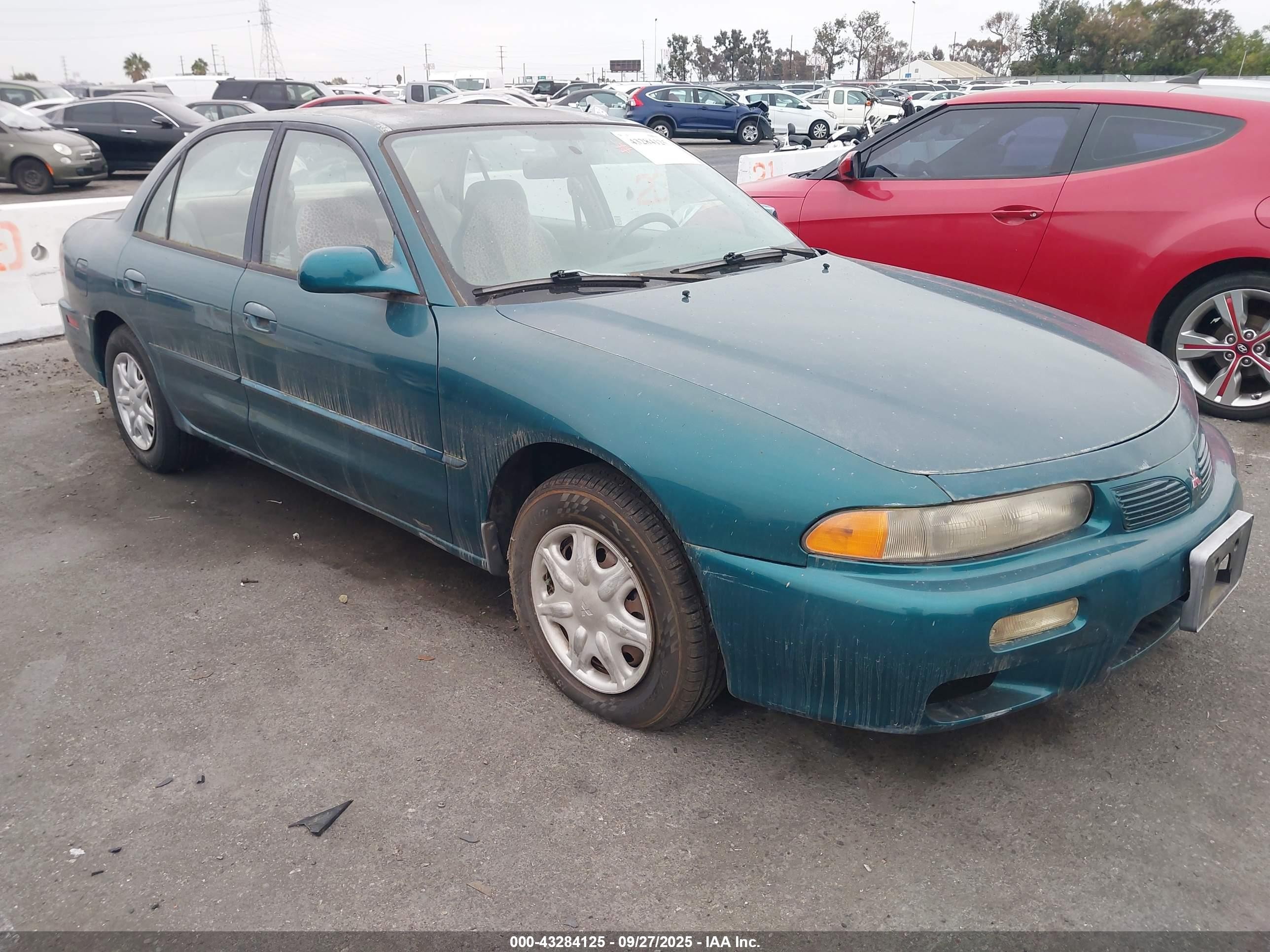 1997 Mitsubishi Galant Es/ls Зеленый vin: 4A3AJ56G5VEO12901