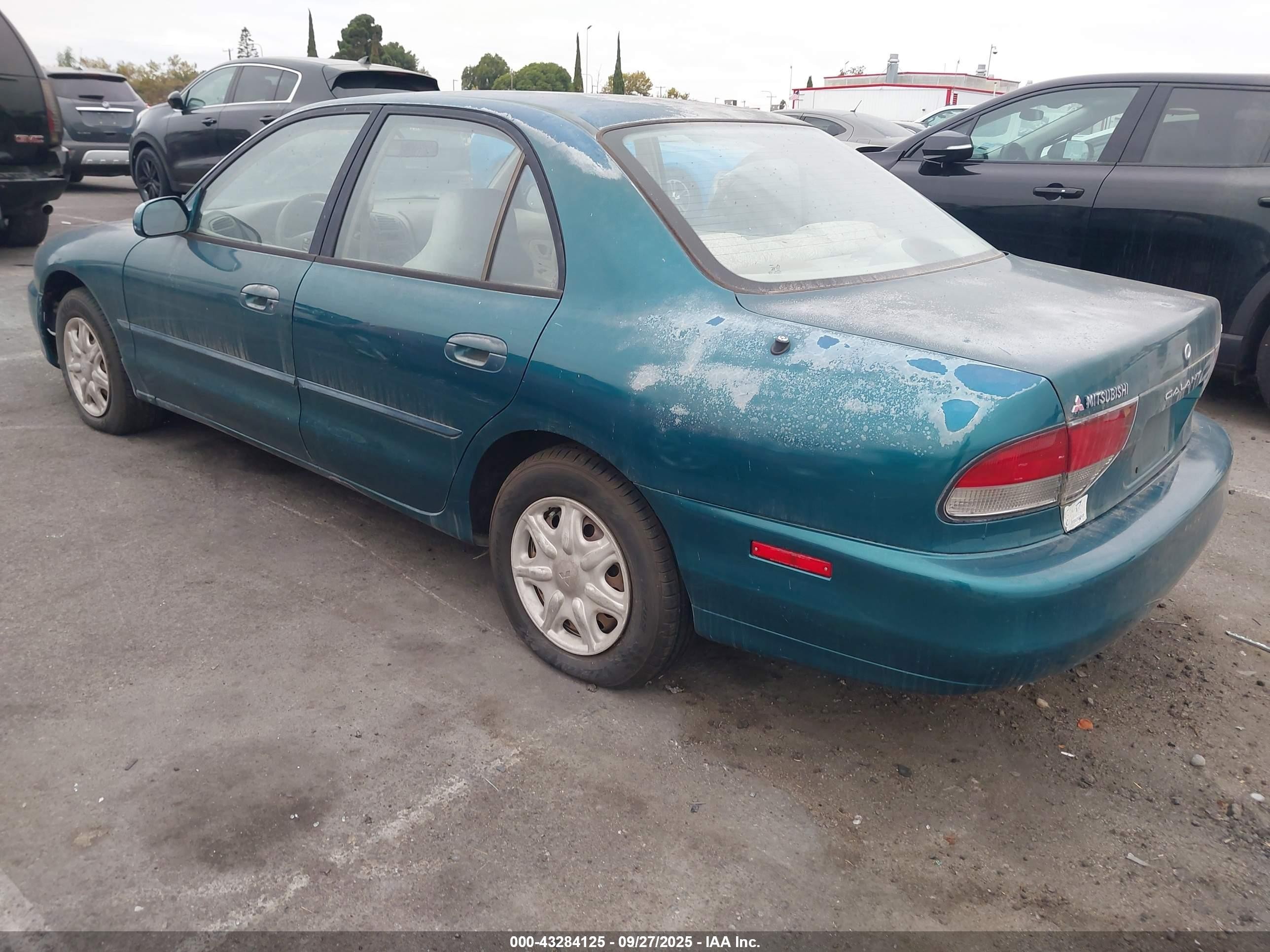 1997 Mitsubishi Galant Es/ls Зеленый vin: 4A3AJ56G5VEO12901
