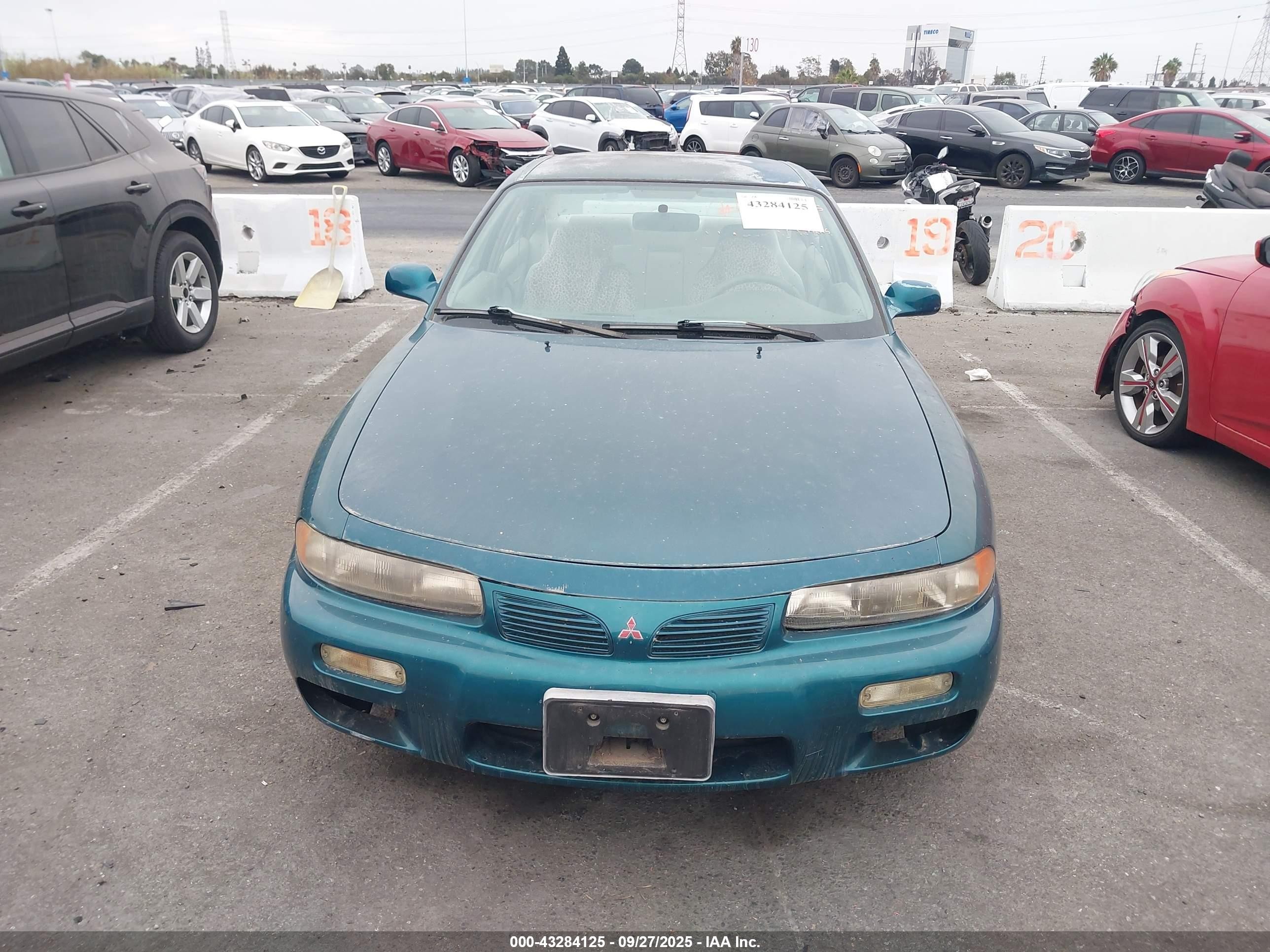 1997 Mitsubishi Galant Es/ls Зеленый vin: 4A3AJ56G5VEO12901